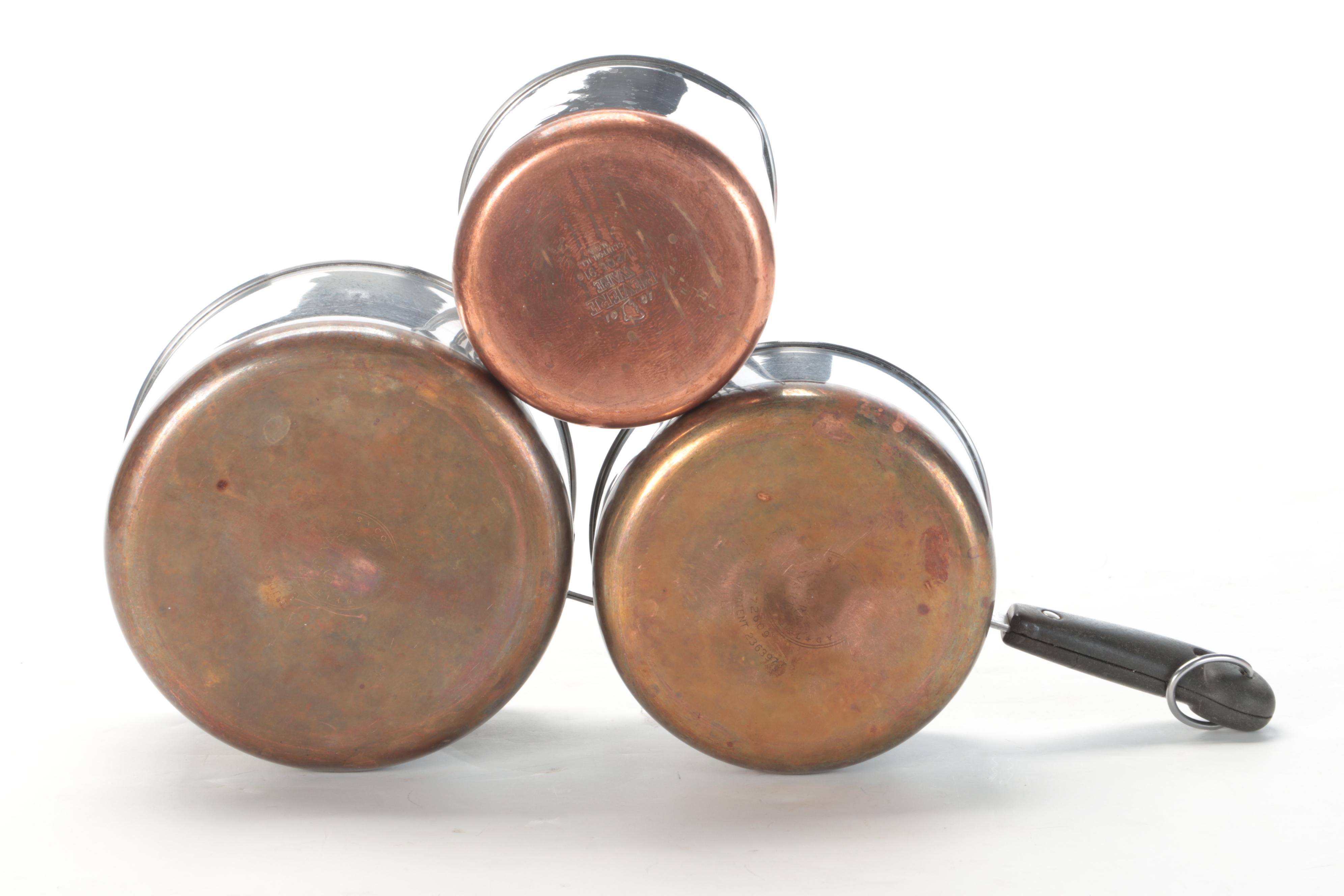 Revere Ware Pots and Pans with Rasting Pan