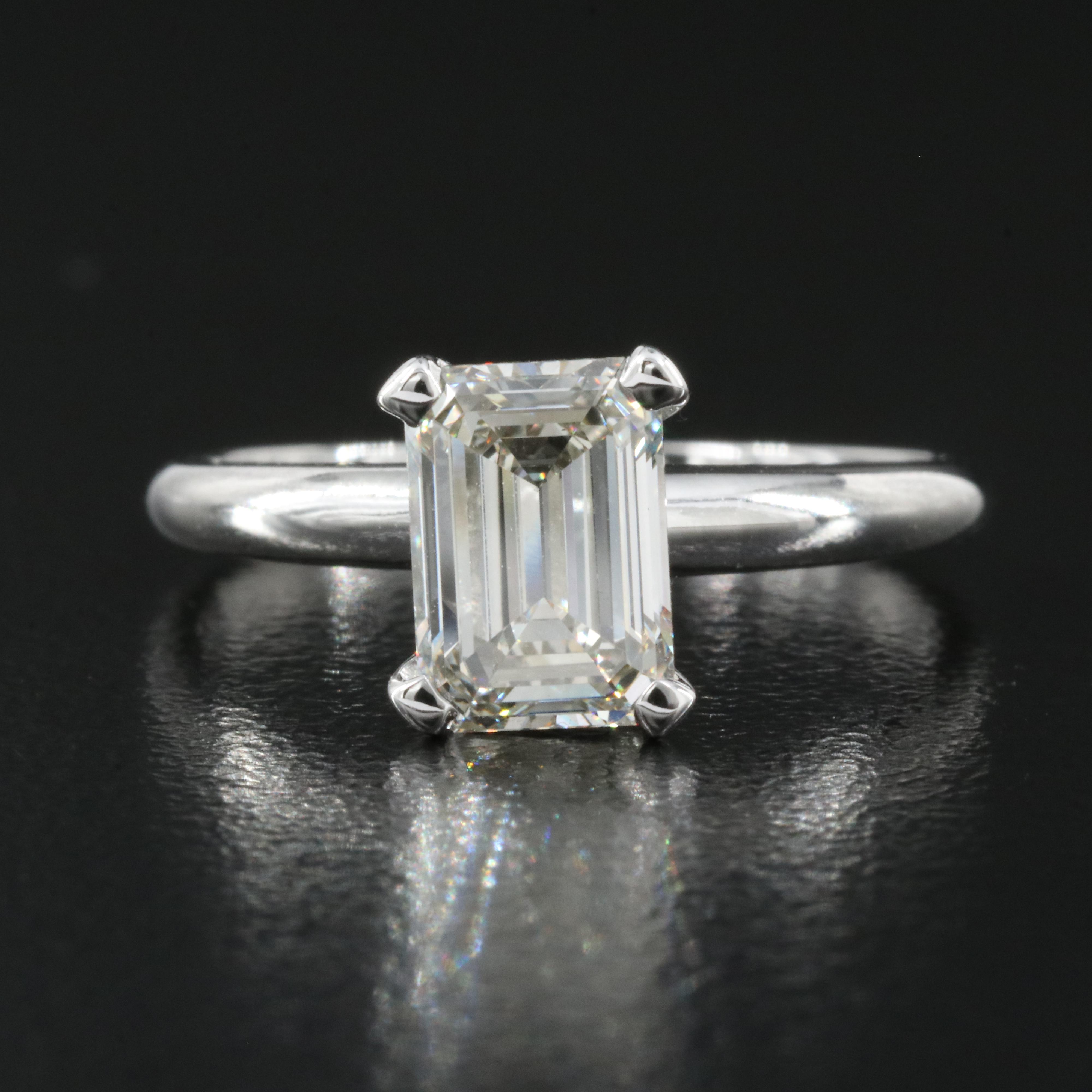 14K 1.50 CT Lab Grown Diamond Solitaire Ring