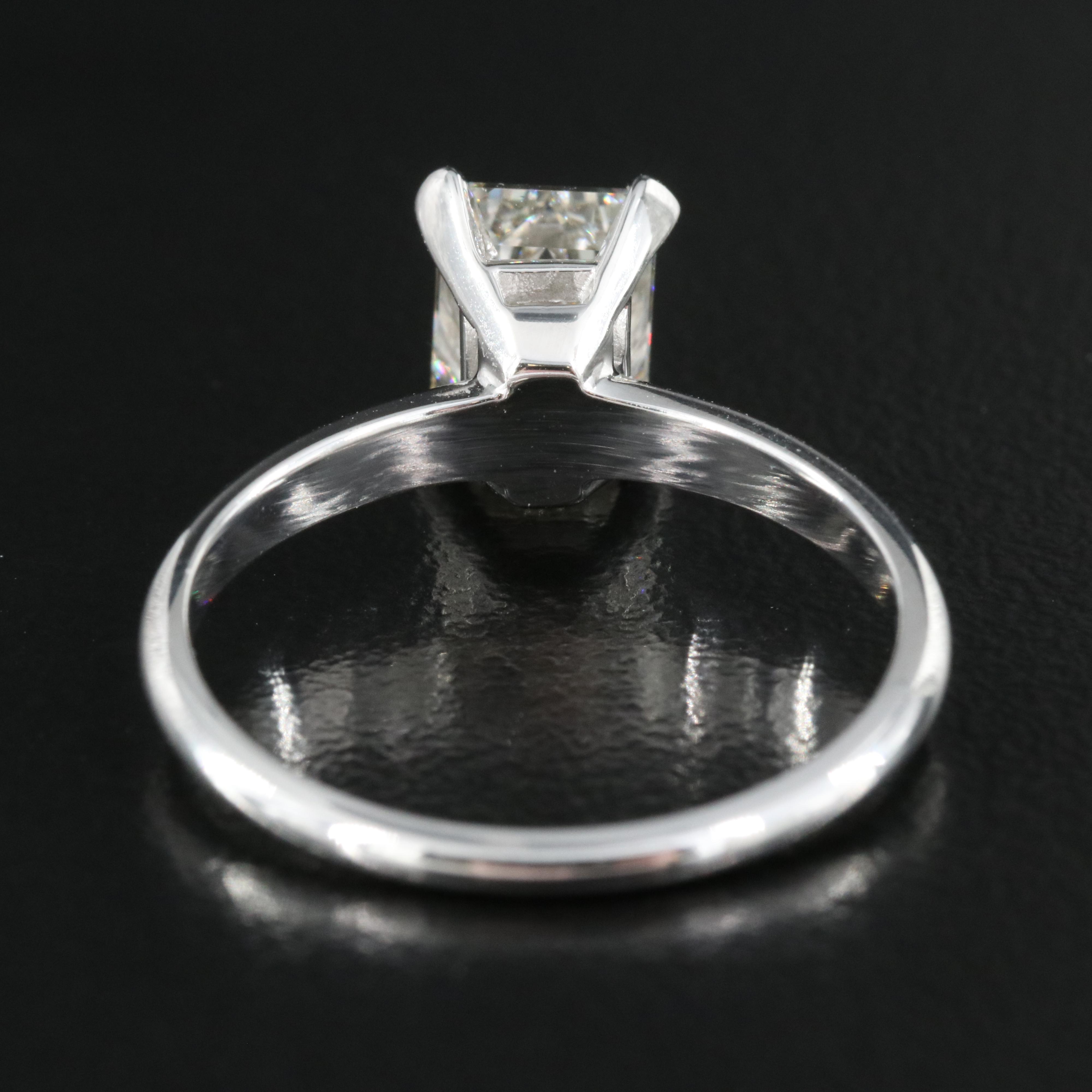 14K 1.50 CT Lab Grown Diamond Solitaire Ring