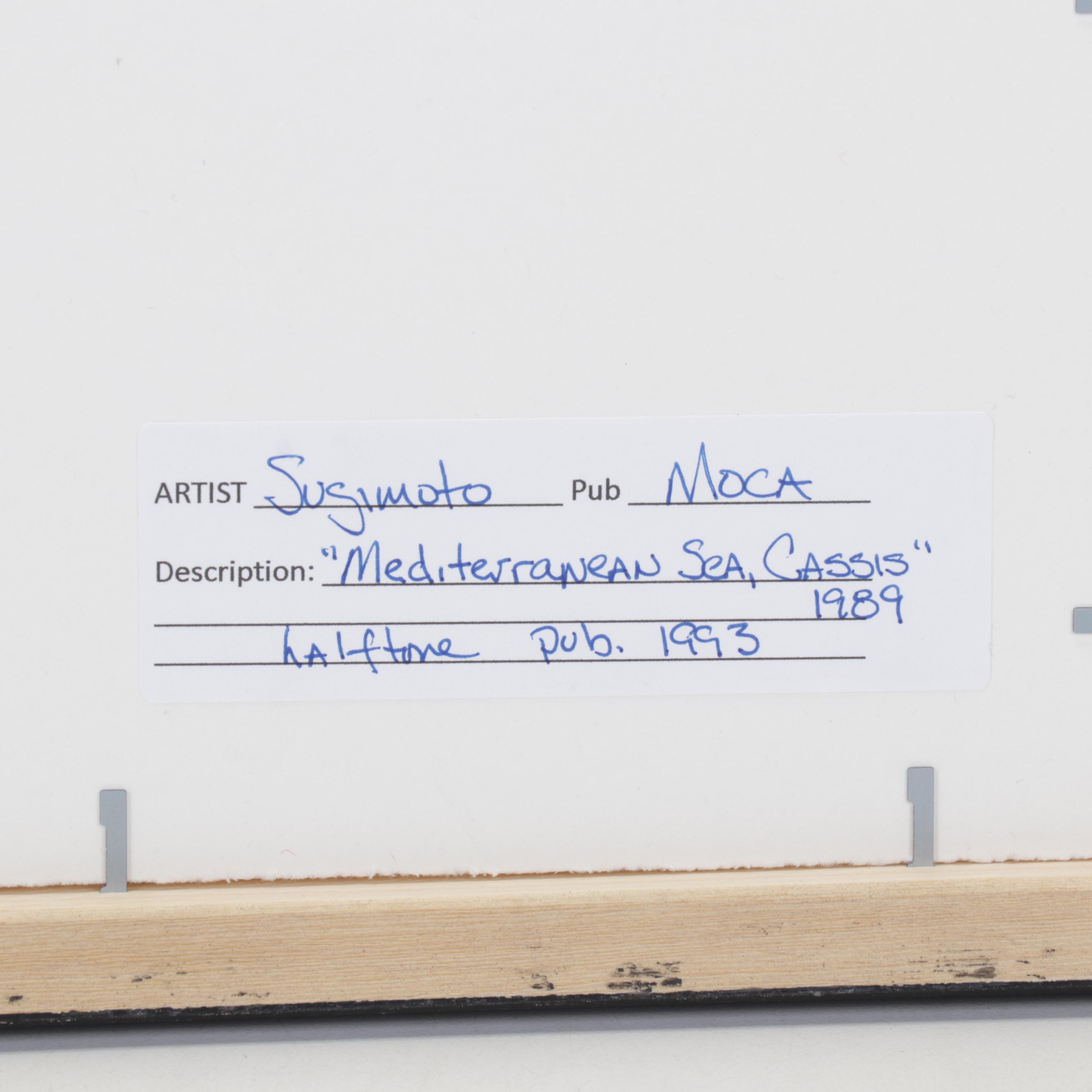 Sugimoto Hiroshi Halftone "Mediterranean Sea, Cassis, 1989," 1993