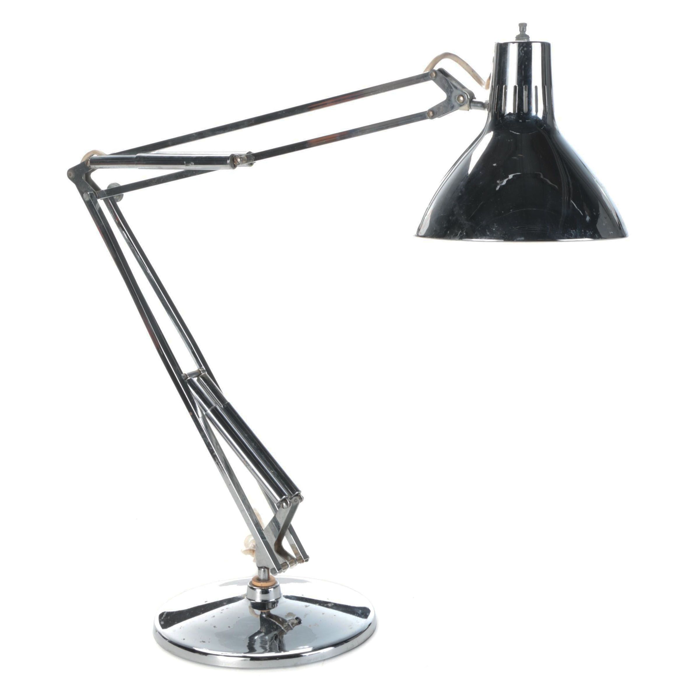 Luxo Articulated Chrome Task Lamp EBTH