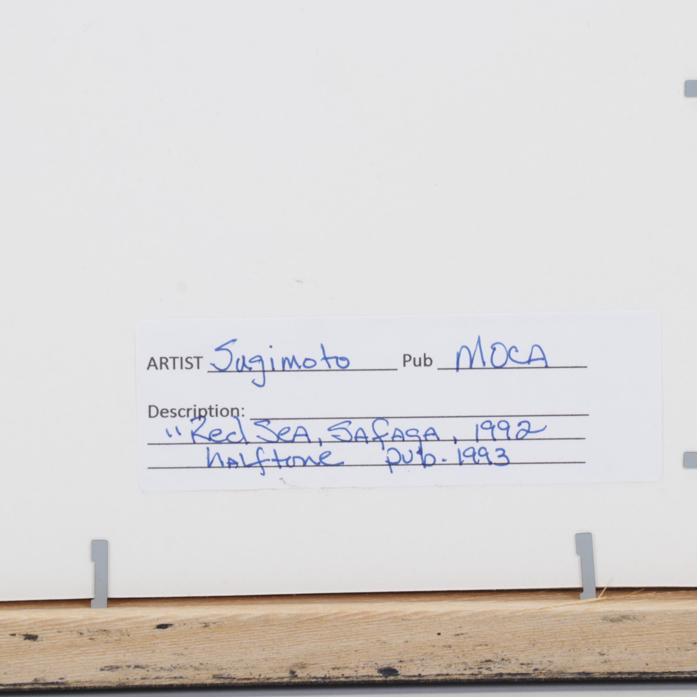 Sugimoto Hiroshi Halftone "Red Sea, Safaga, 1992," 1993