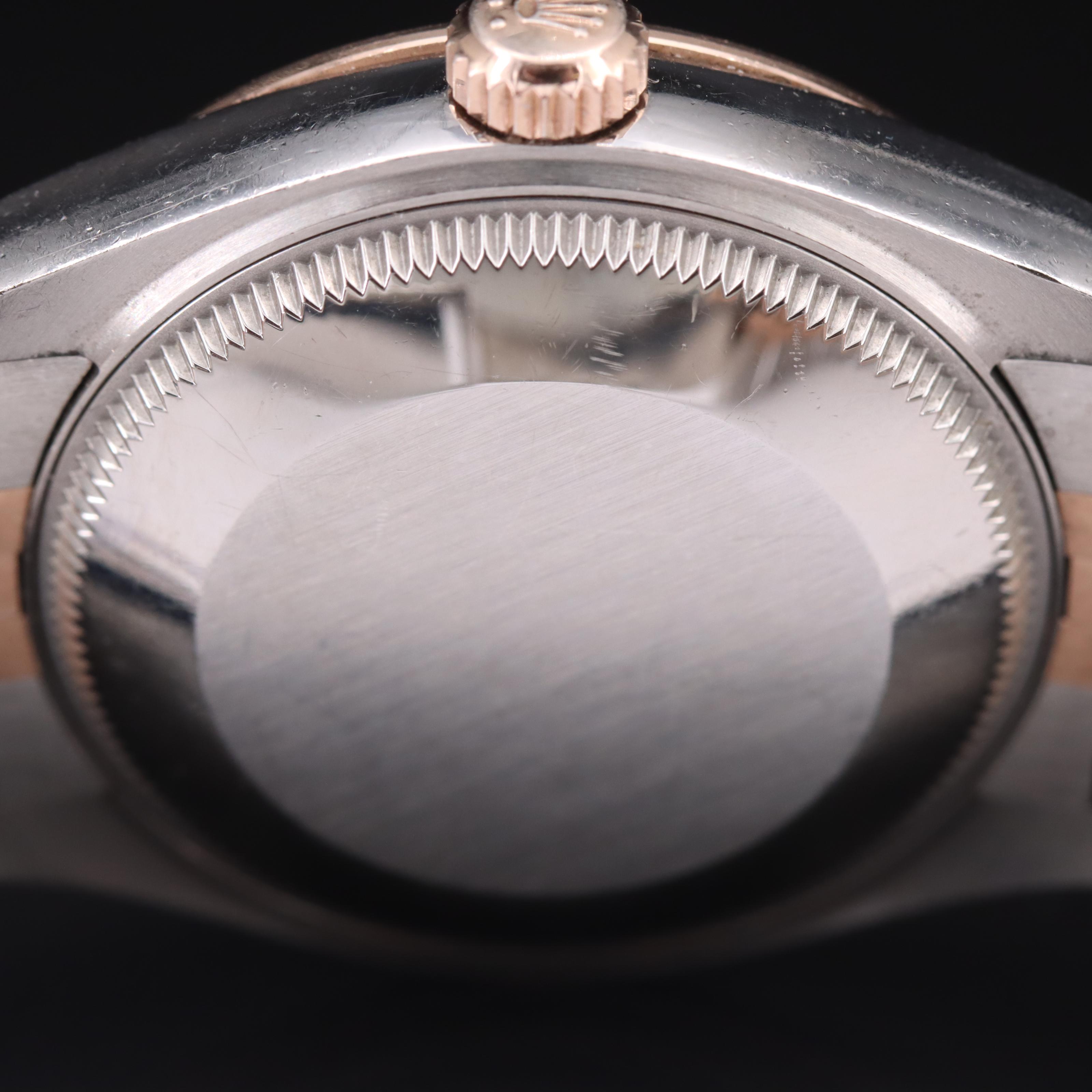 Rolex Factory Diamond Dial Datejust Oystersteel and Everose Gold Watch