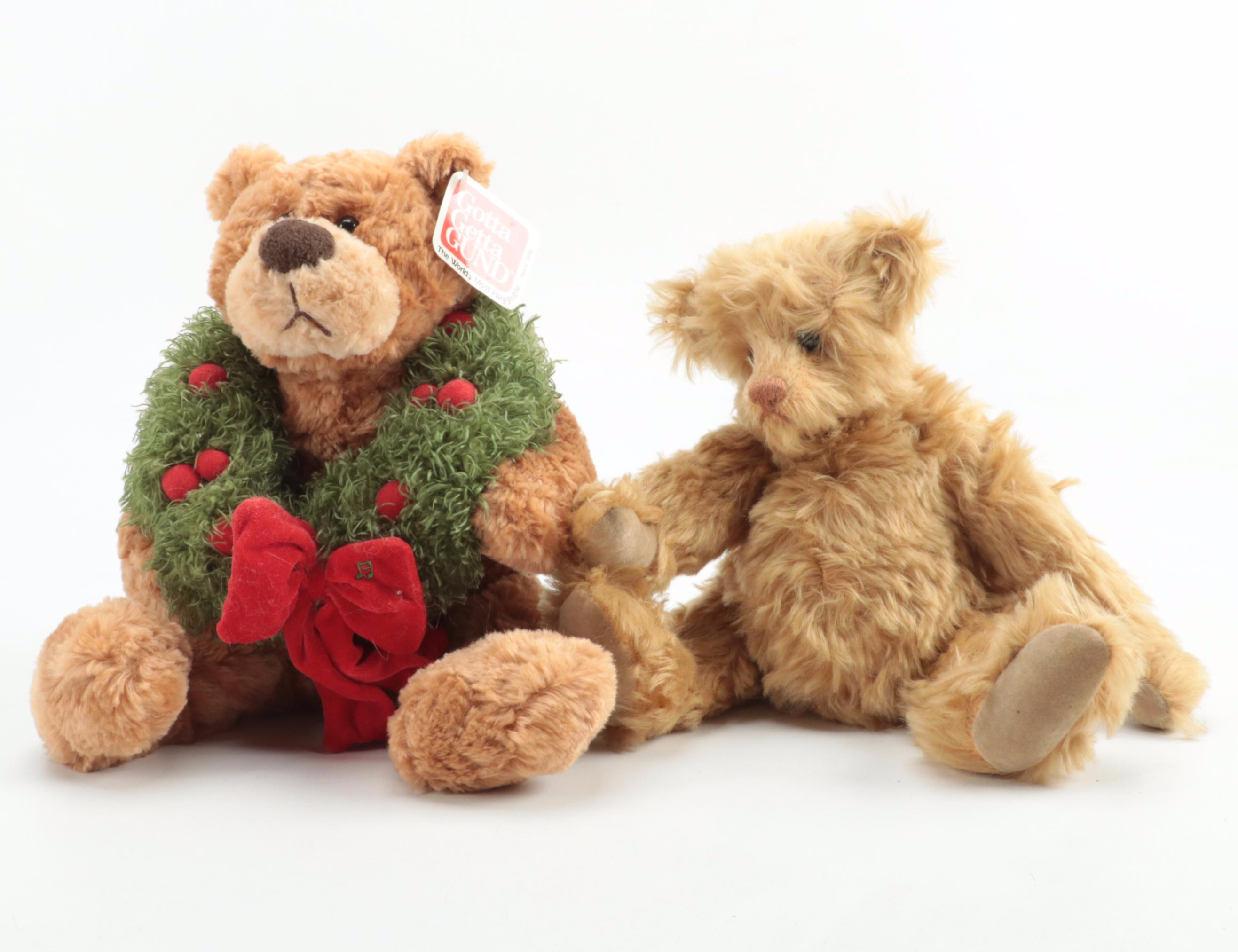 GUND, Gerber, Charleen Kinser Forever Toys stuffed Bears