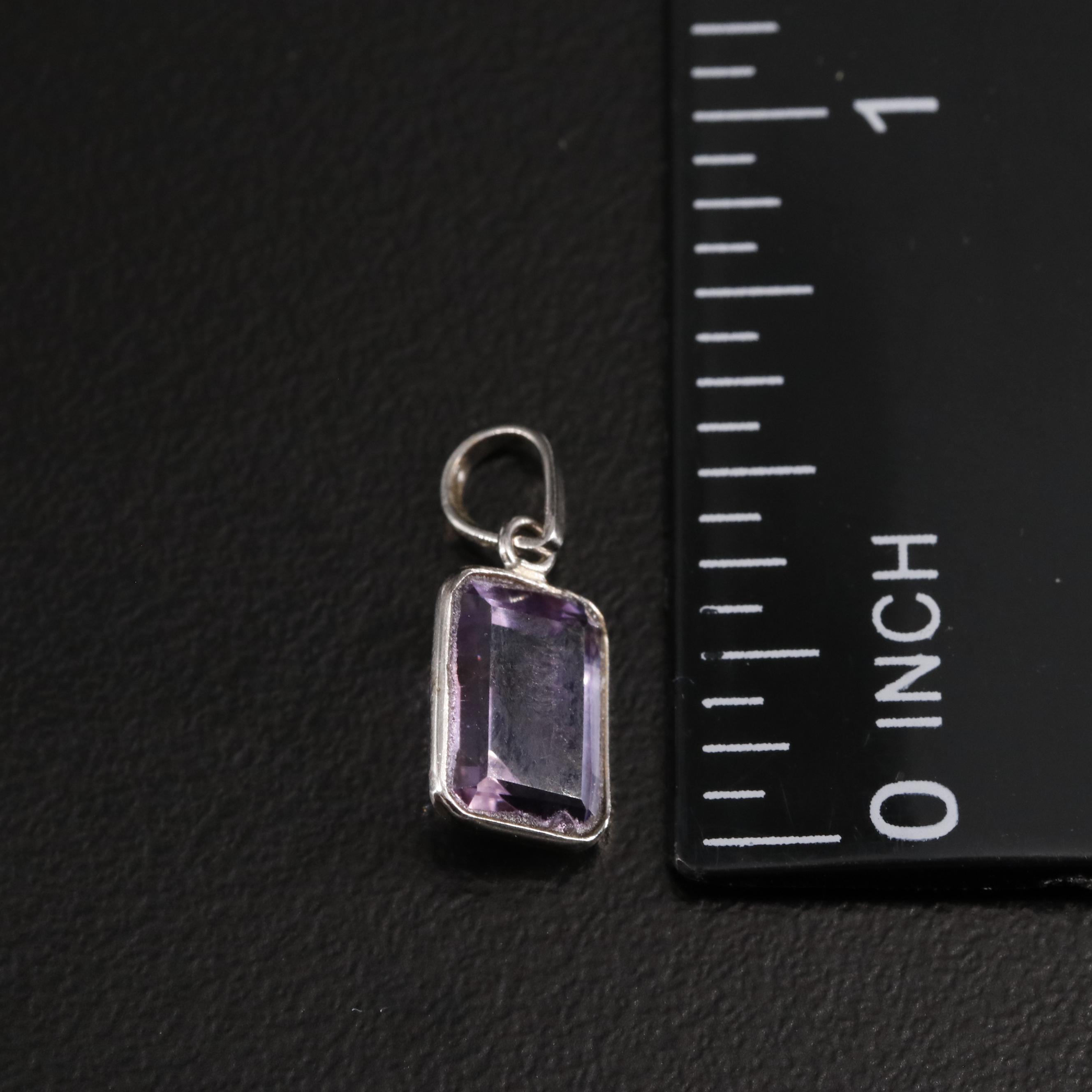 14K Amethyst Pendant