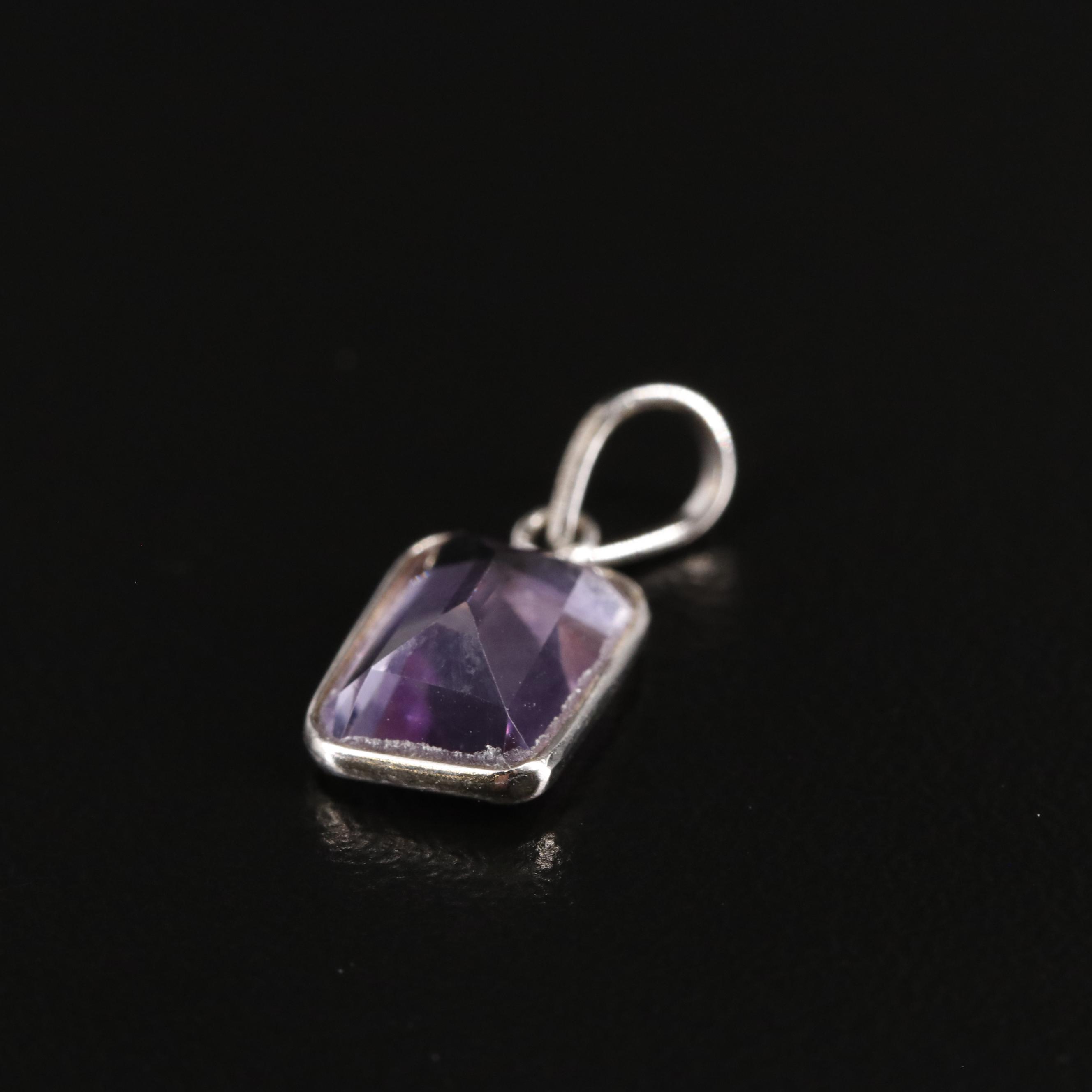 14K Amethyst Pendant