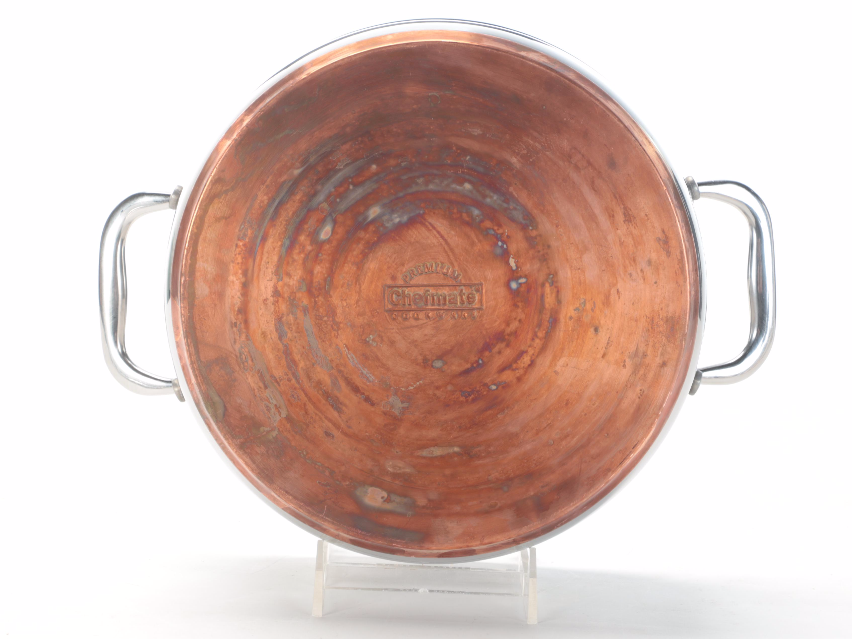 Chefmate Pots and Pans with Martha Stewart Collection Cutlery Set