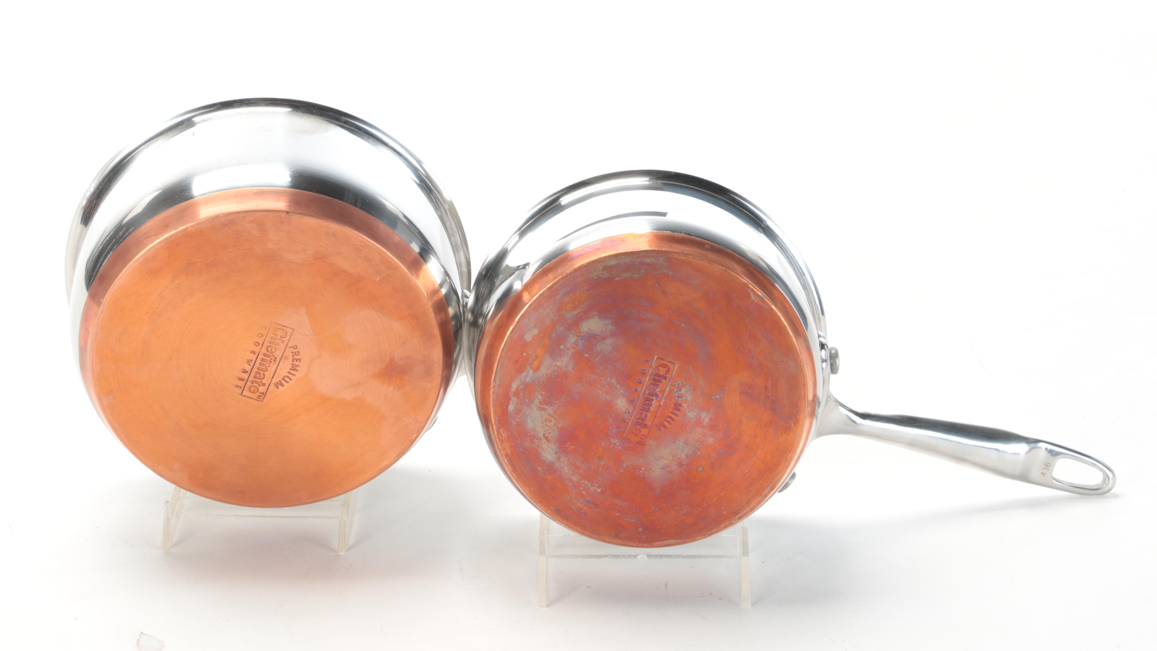 Chefmate Pots and Pans with Martha Stewart Collection Cutlery Set