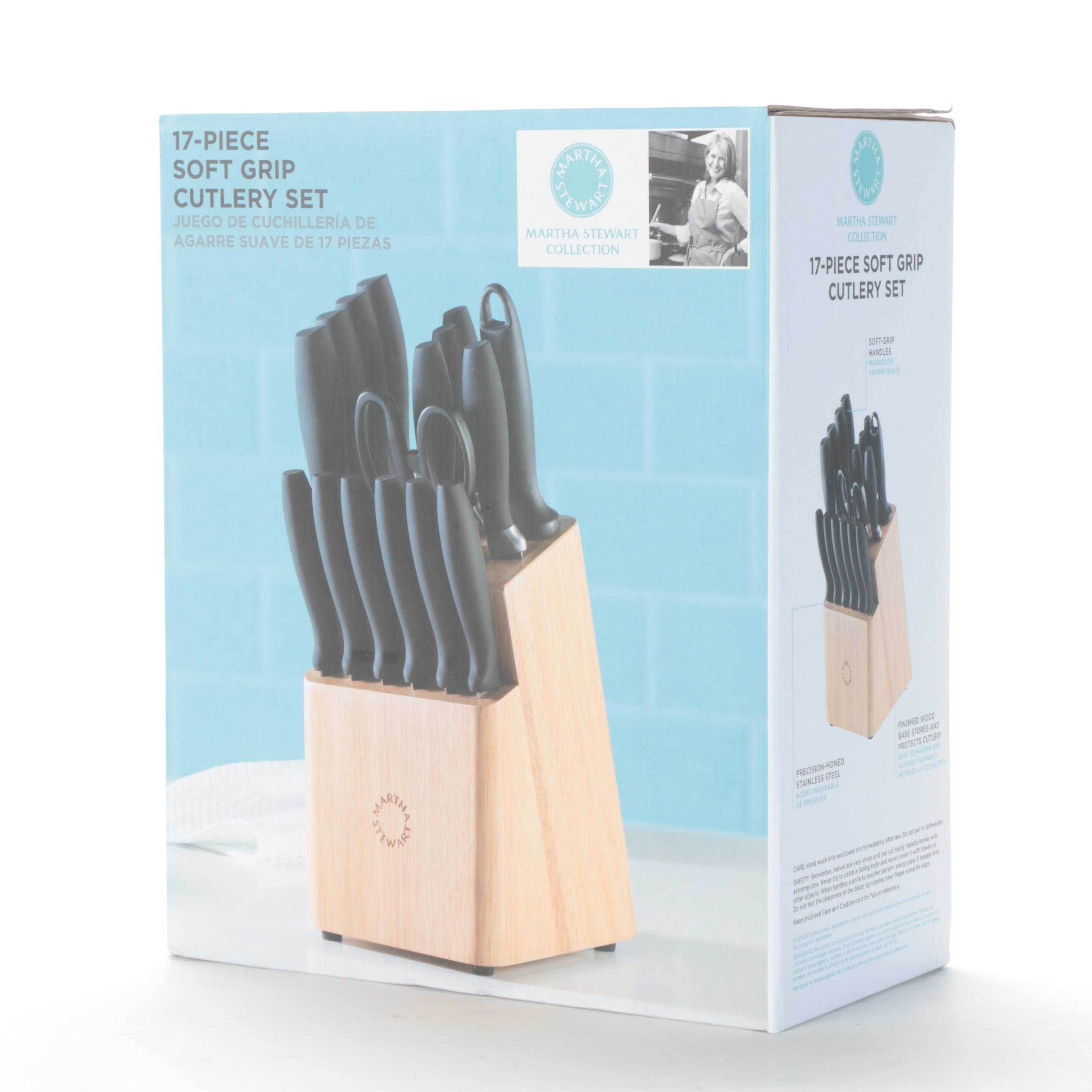Chefmate Pots and Pans with Martha Stewart Collection Cutlery Set