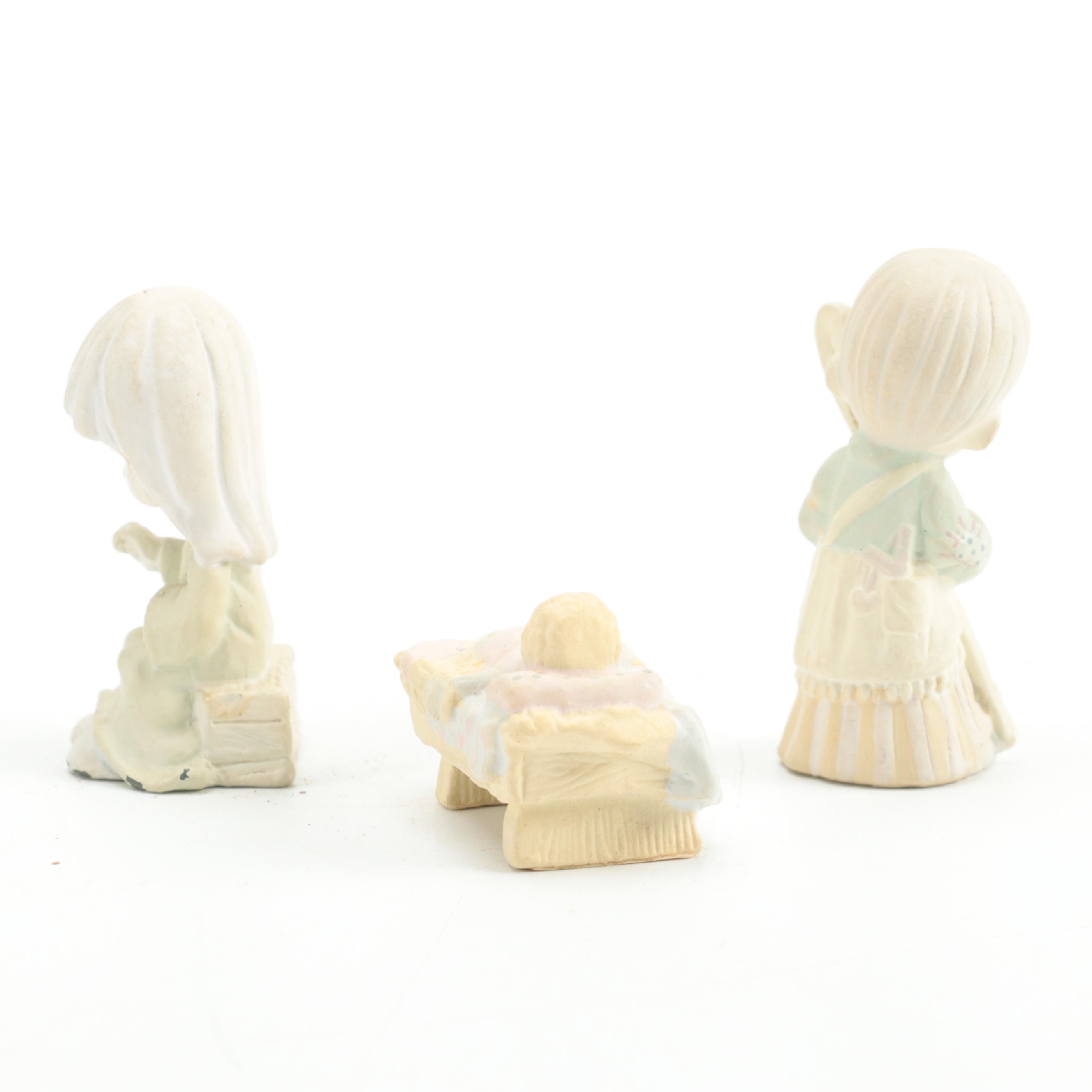 Enesco Precious Moments Nativity Set, Late 20th Century