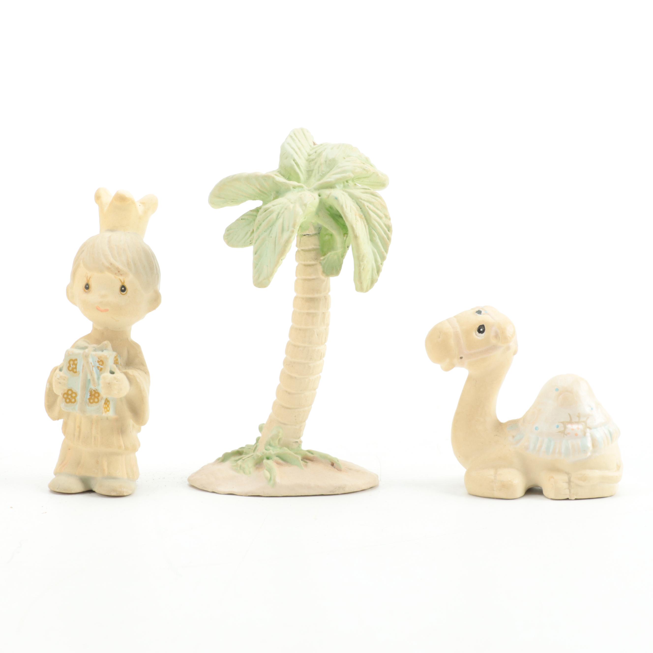 Enesco Precious Moments Nativity Set, Late 20th Century