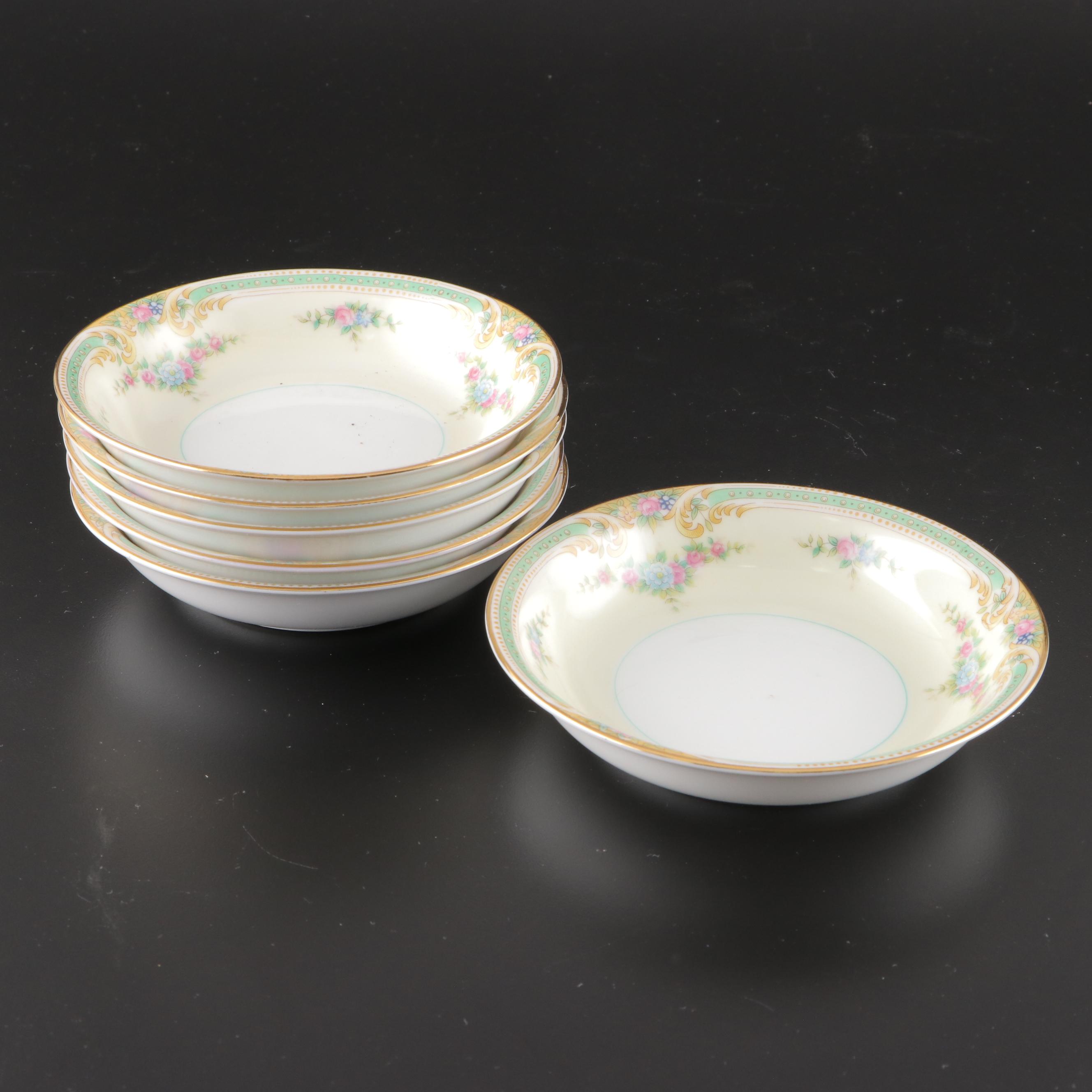 Noritake China "Plaza" Porcelain Dinnerware, Mid-20th Century