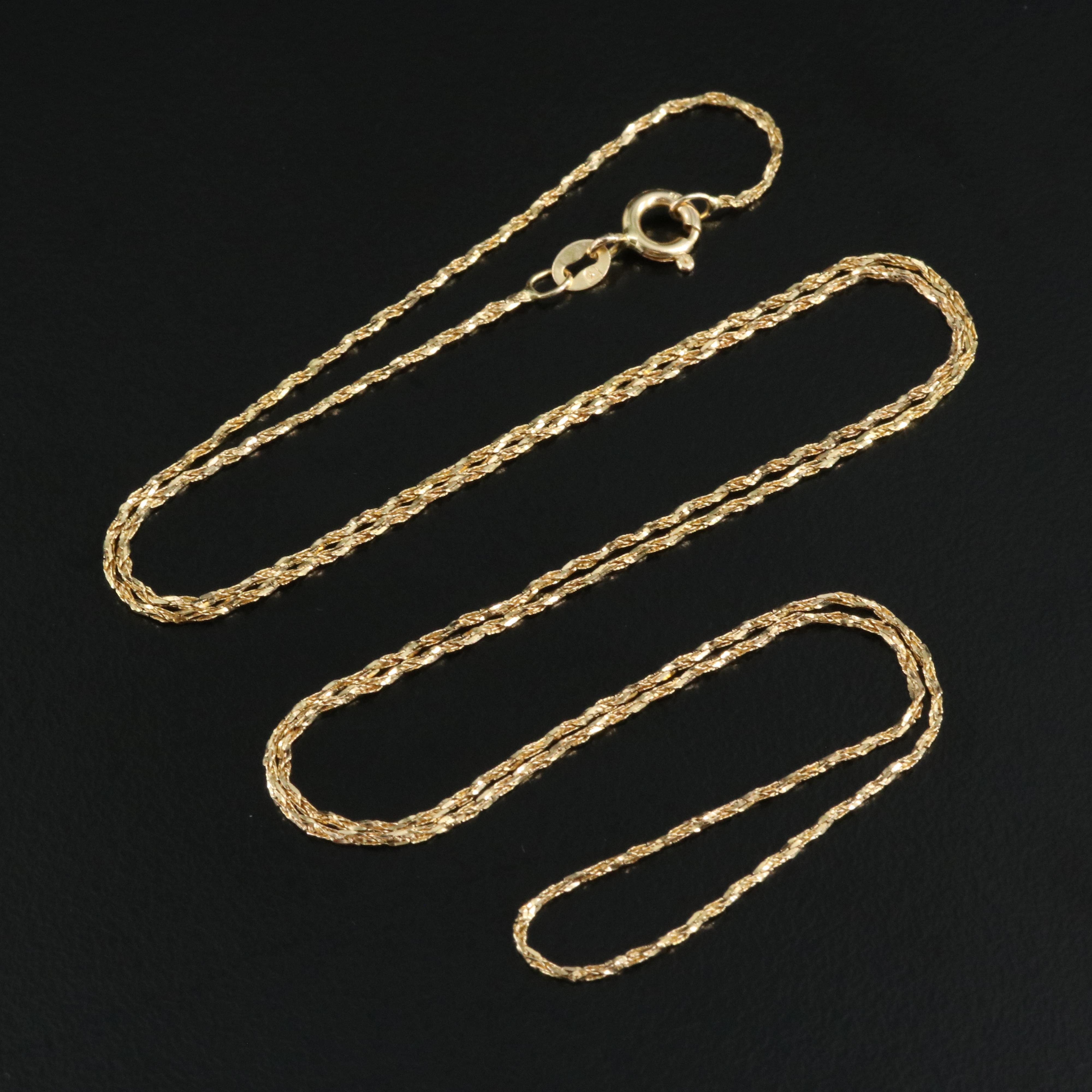 Italian 14K Fancy Link Chain