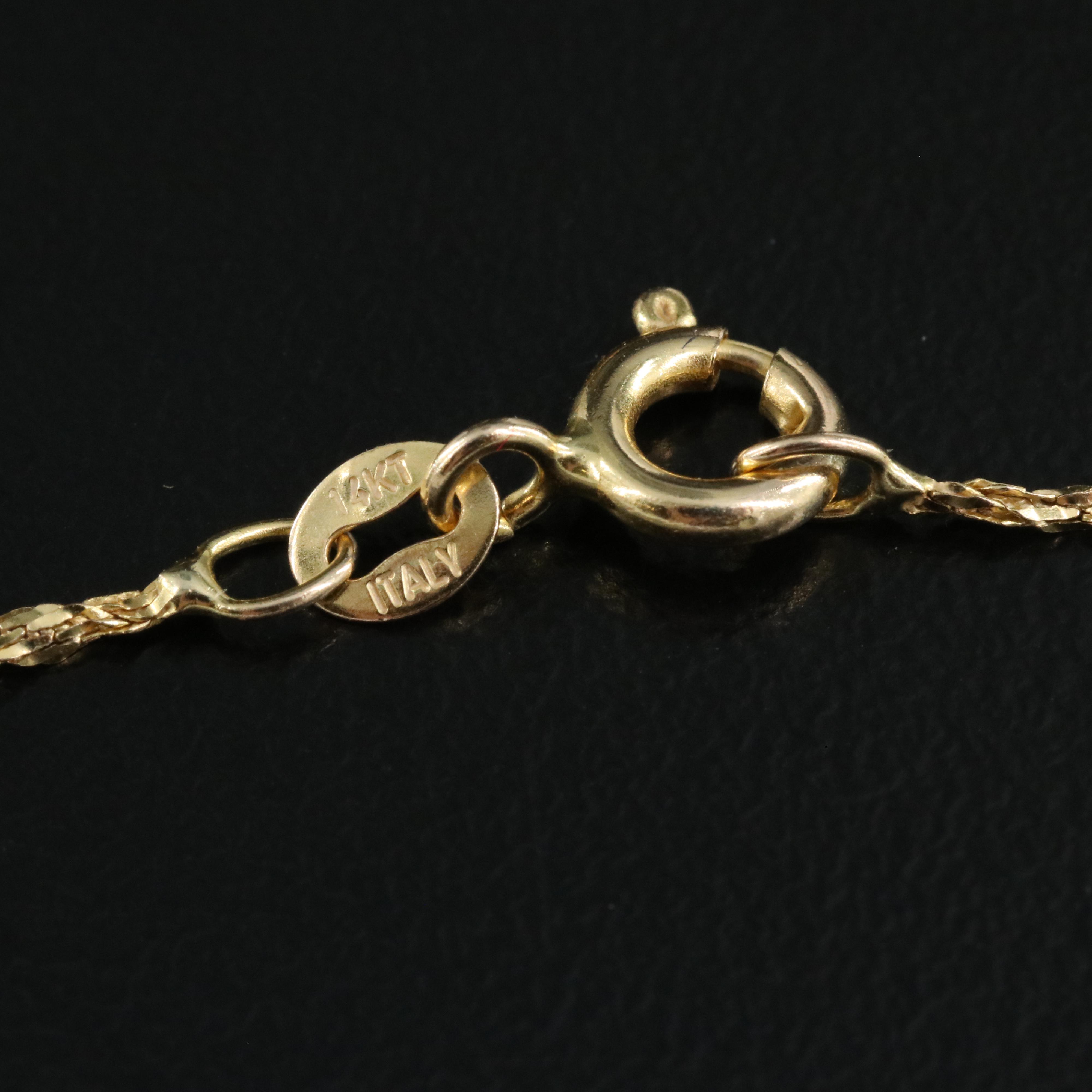 Italian 14K Fancy Link Chain