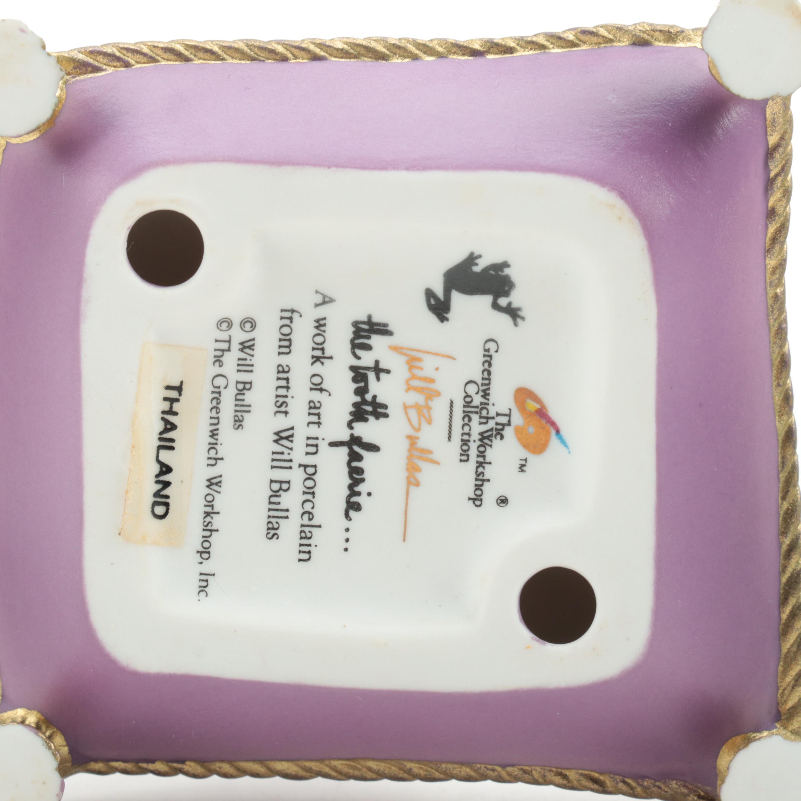 Signed Will Bullas Greenwich Workshop Collection Porcelain Goose Figurines