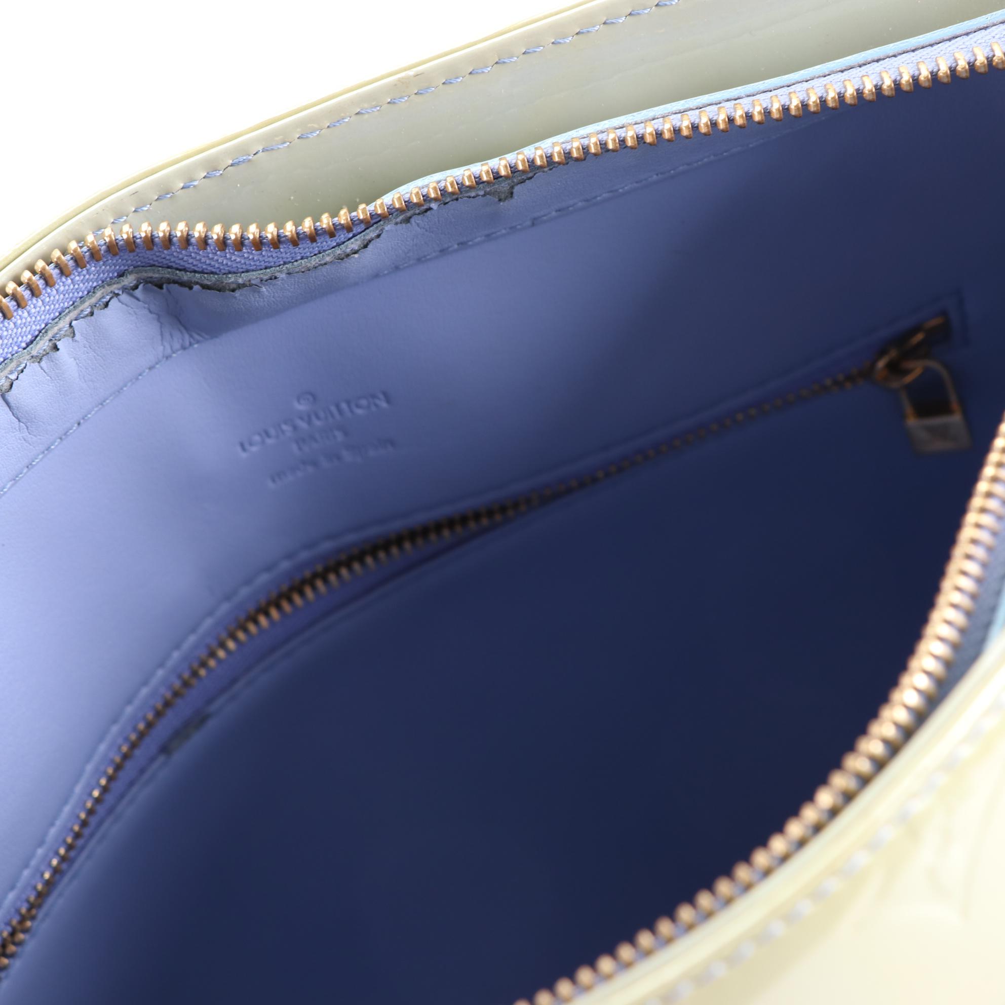 Louis Vuitton Houston Shoulder Bag in Monogram Vernis and Vachetta Leather