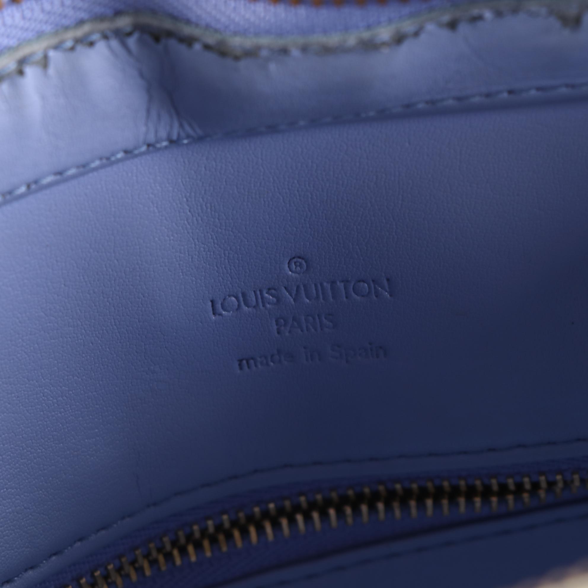 Louis Vuitton Houston Shoulder Bag in Monogram Vernis and Vachetta Leather