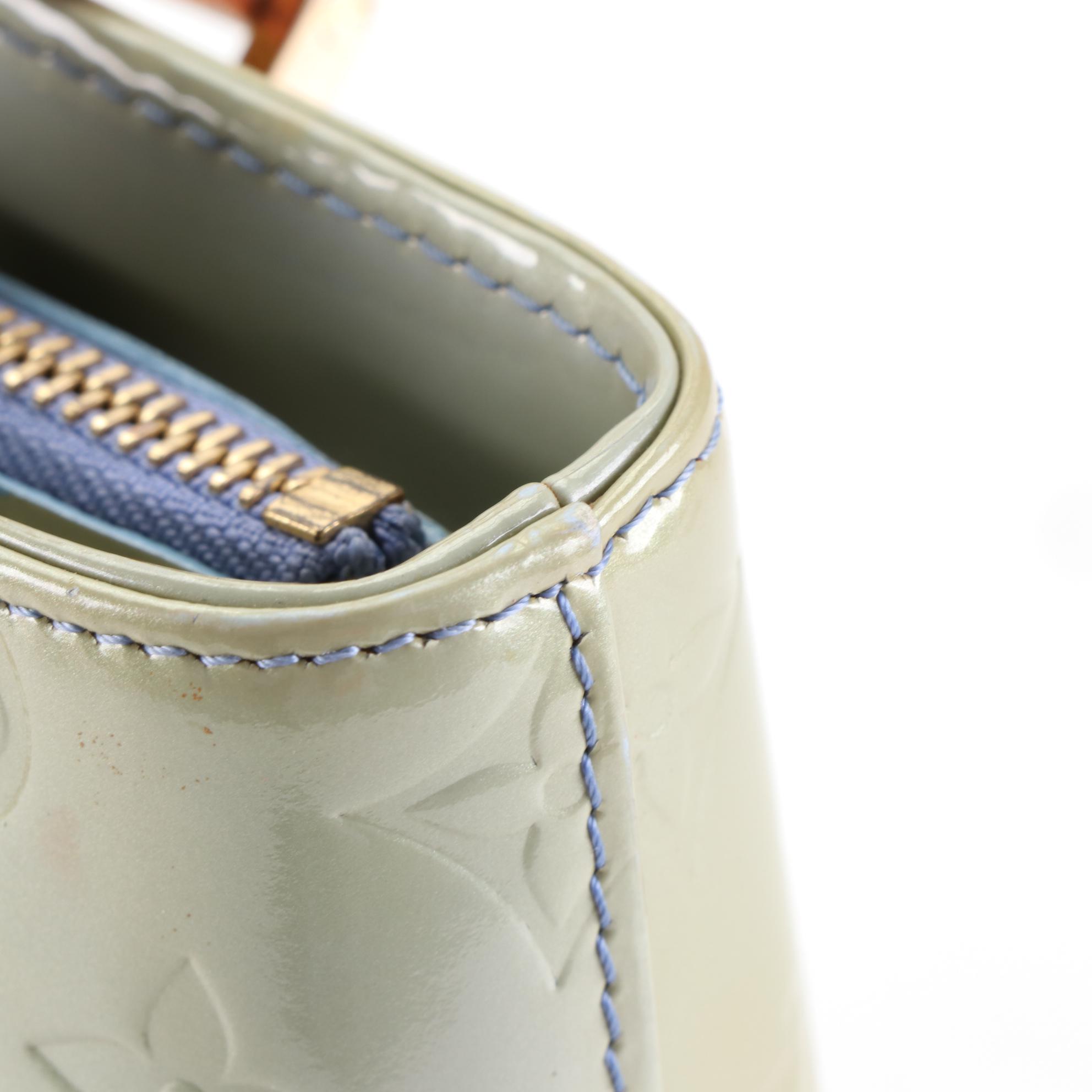 Louis Vuitton Houston Shoulder Bag in Monogram Vernis and Vachetta Leather