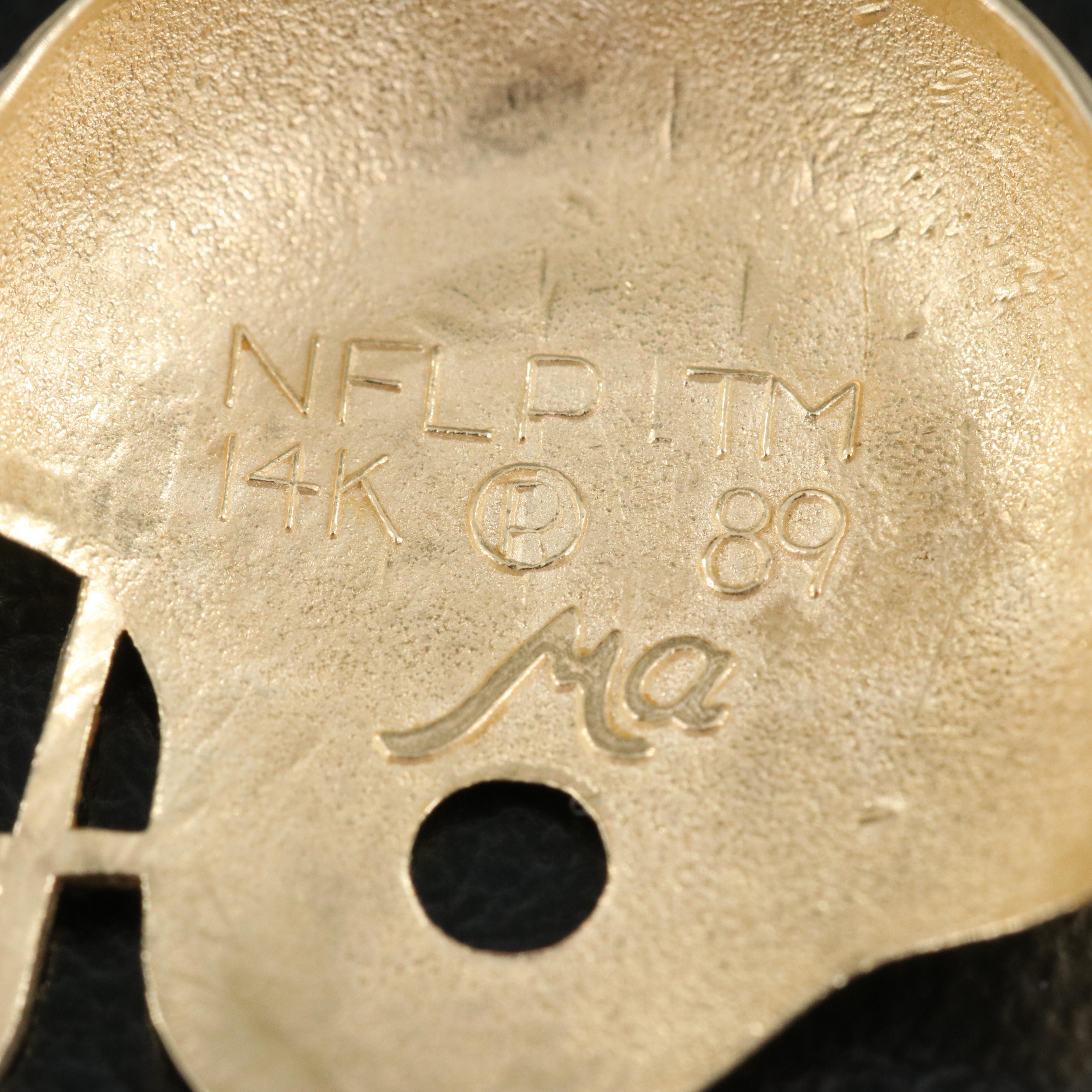 14K Green Bay Packers Helmet Pendant