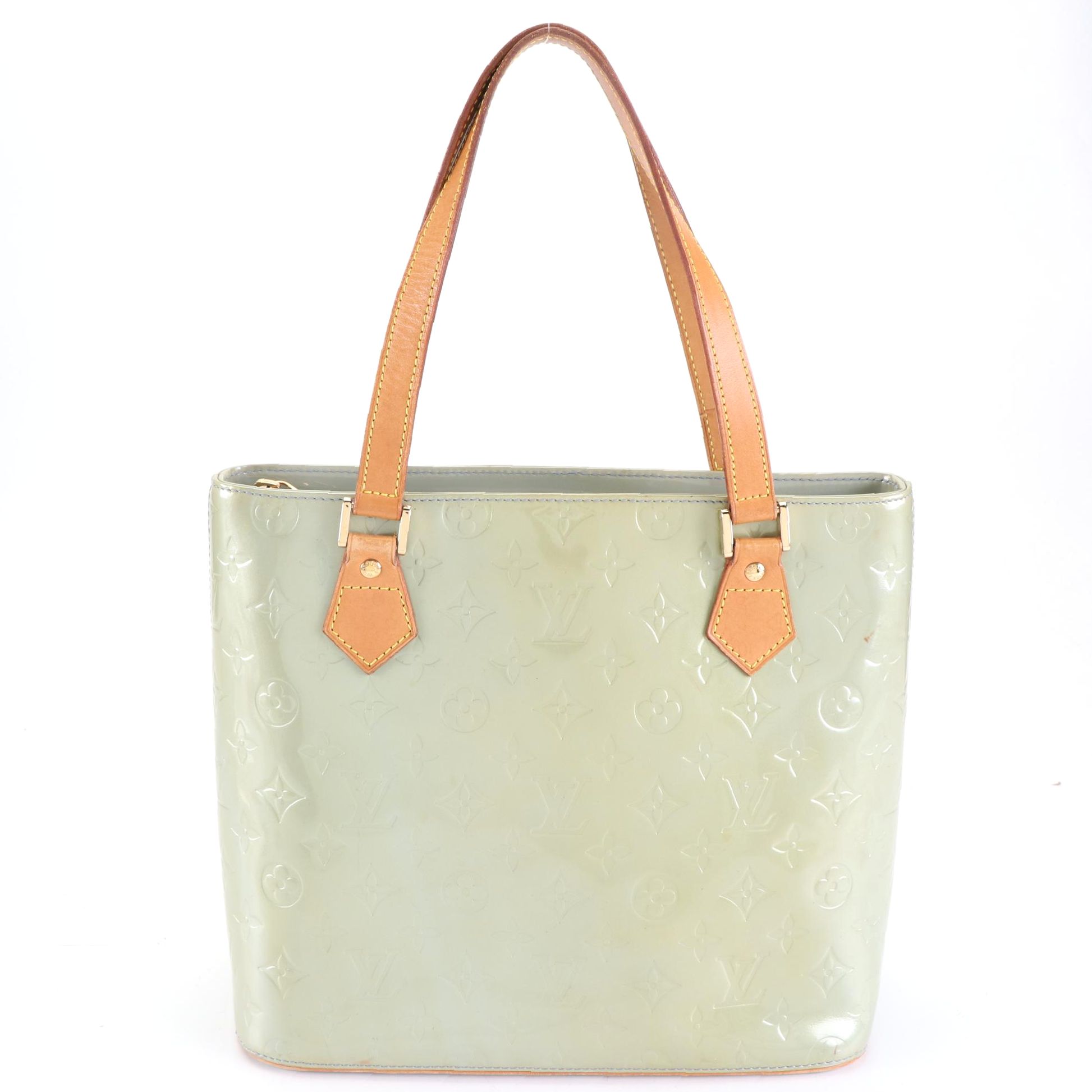 Louis Vuitton Houston Shoulder Bag in Monogram Vernis and Vachetta Leather