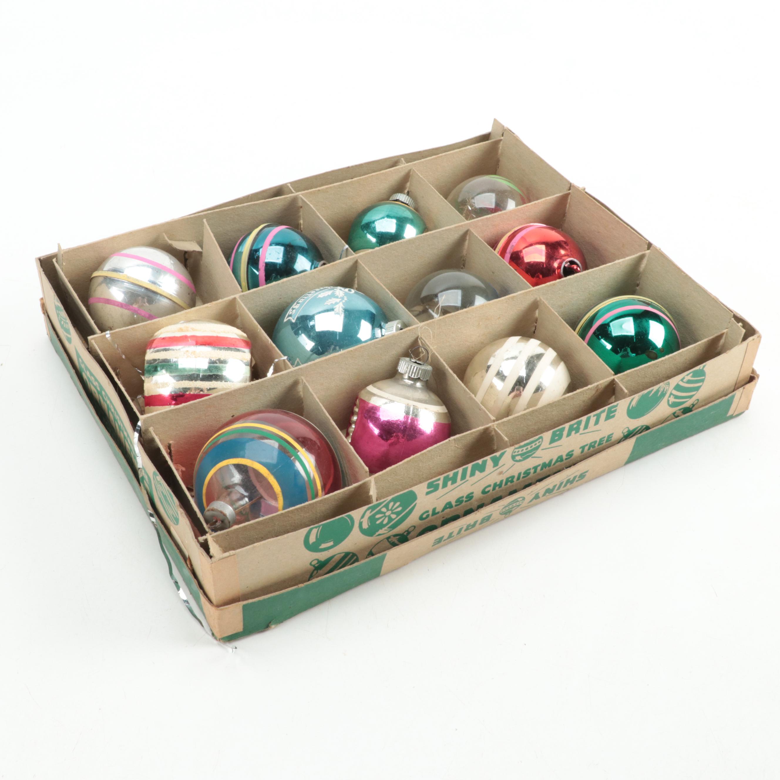 Shiny Brite with Other Ornaments, Musical Ferris Wheel and Angels