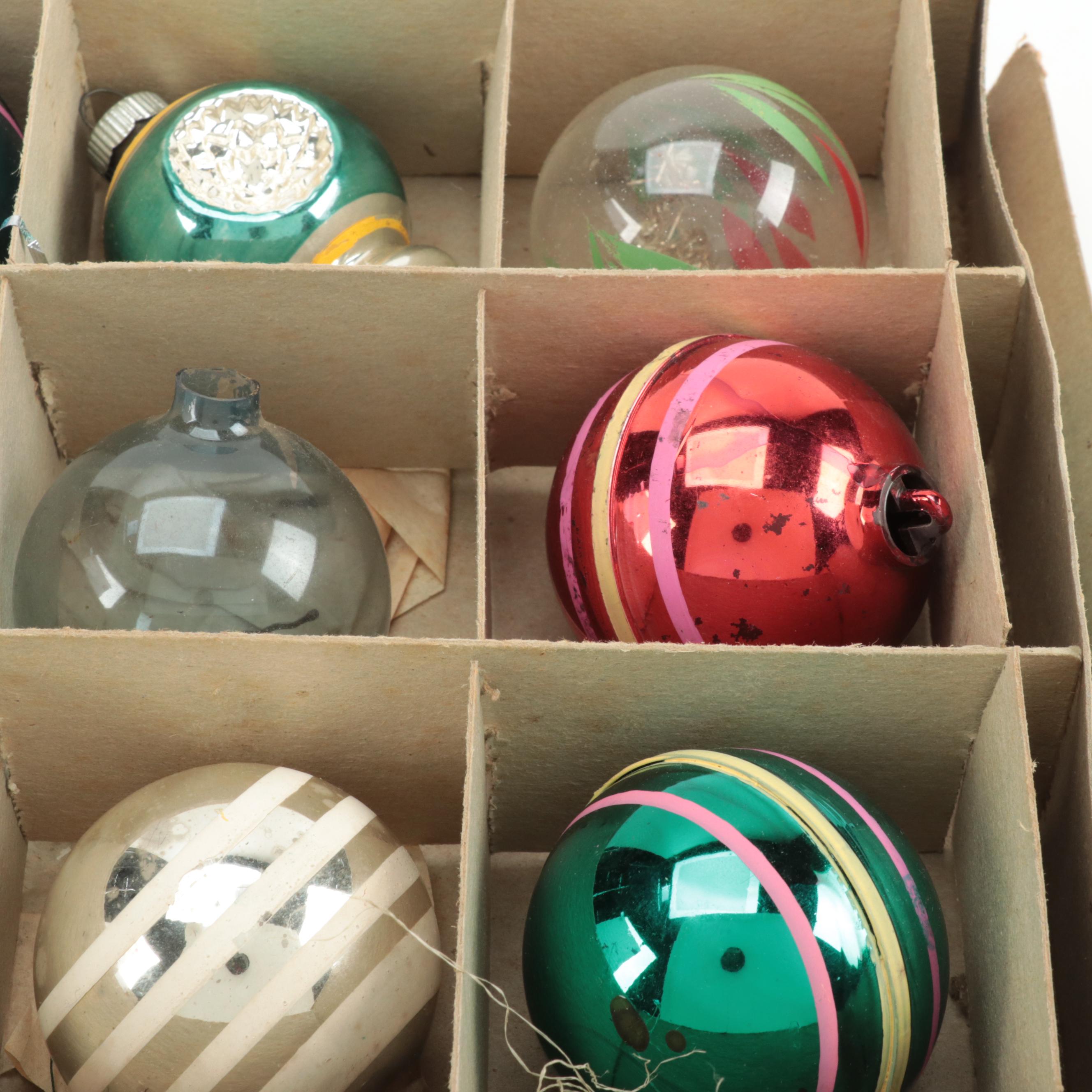 Shiny Brite with Other Ornaments, Musical Ferris Wheel and Angels