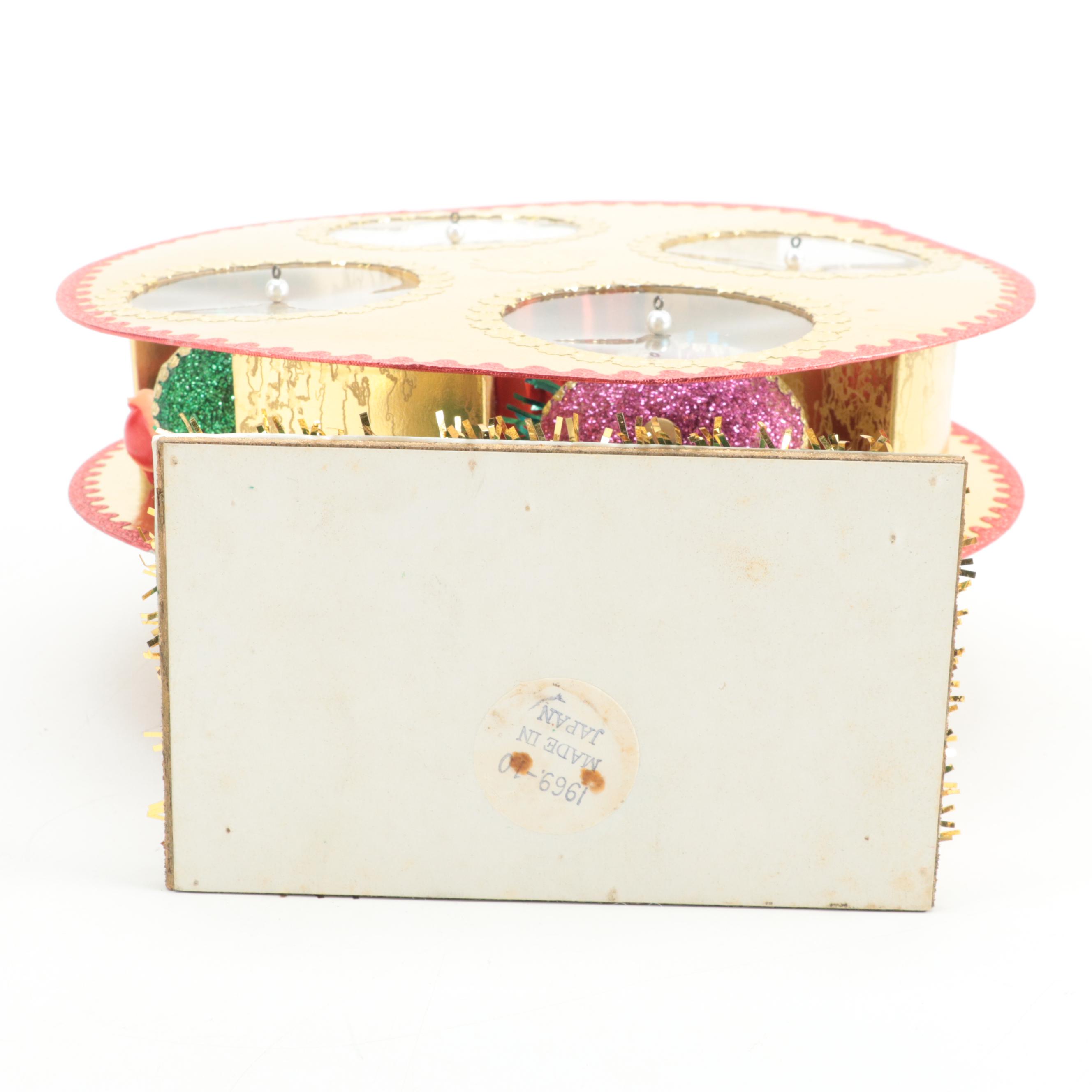 Shiny Brite with Other Ornaments, Musical Ferris Wheel and Angels