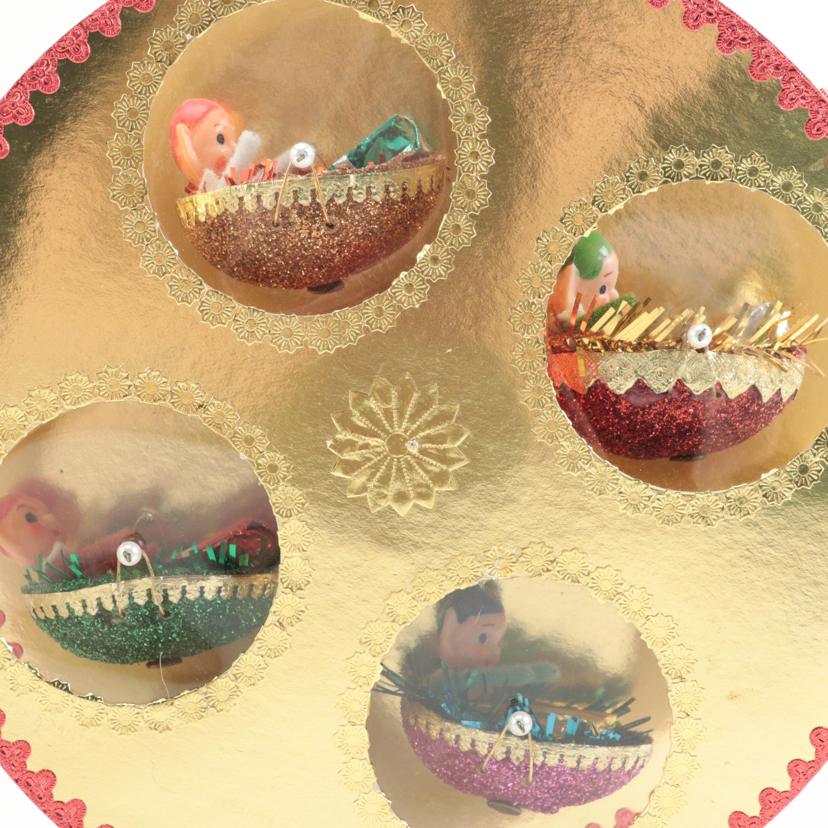 Shiny Brite with Other Ornaments, Musical Ferris Wheel and Angels