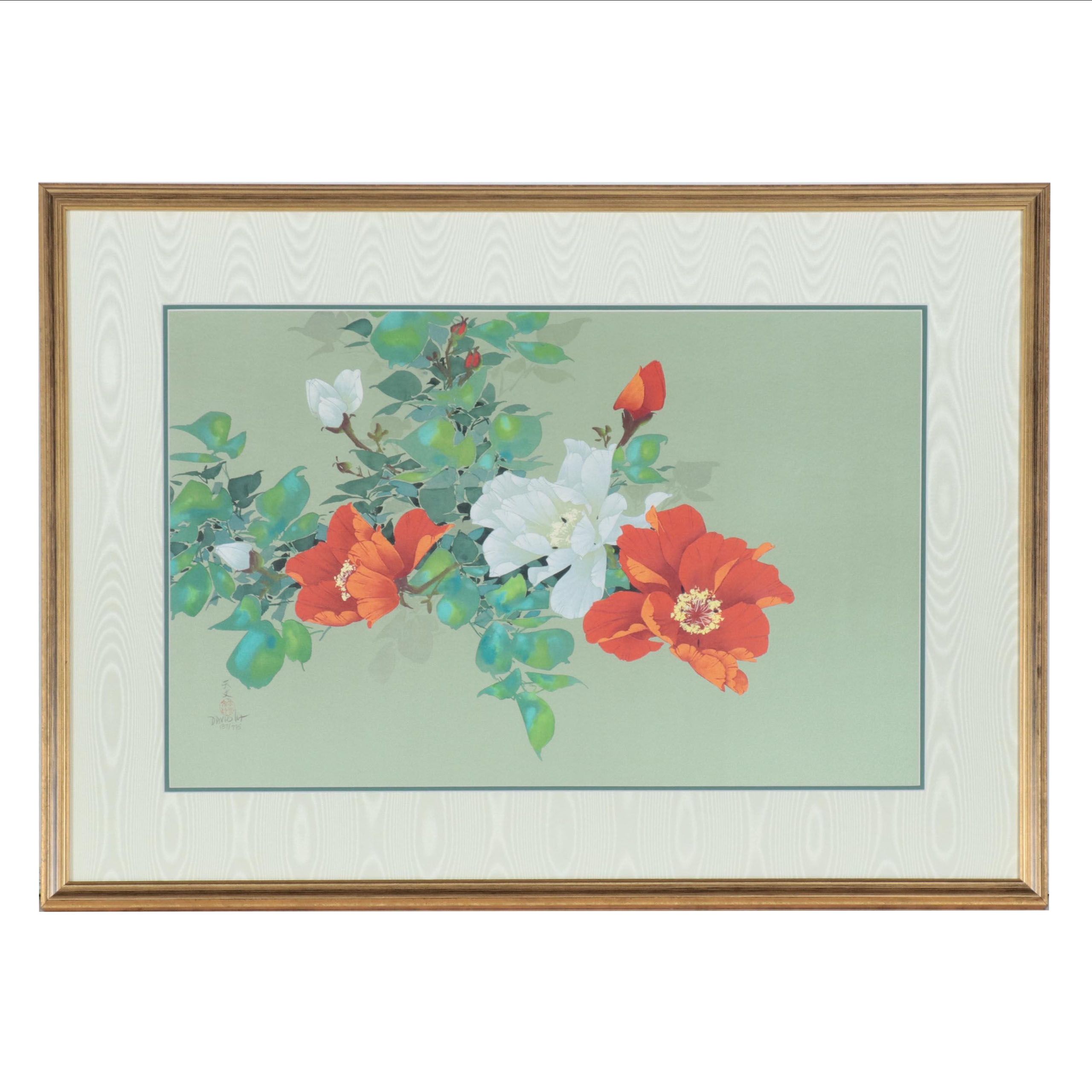 David Lee Giclée of Flowers