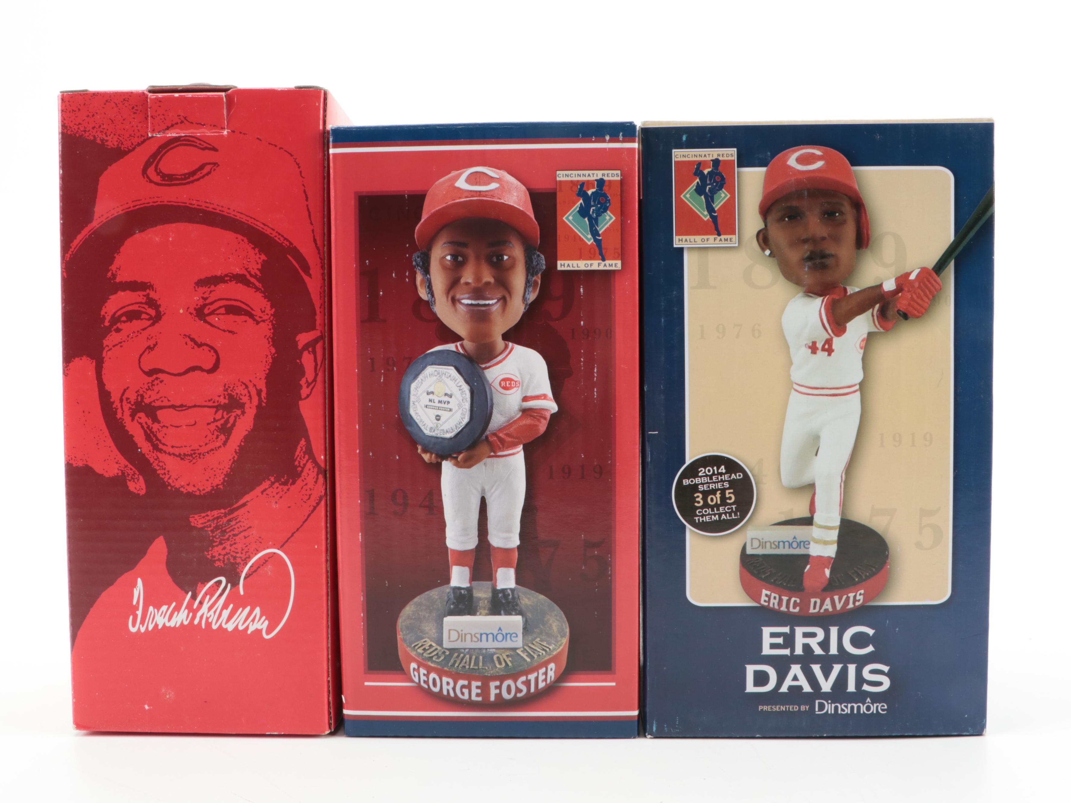 Pete Rose, Frank Robinson, Joe Morgan and More Cincinnati Reds Bobbleheads