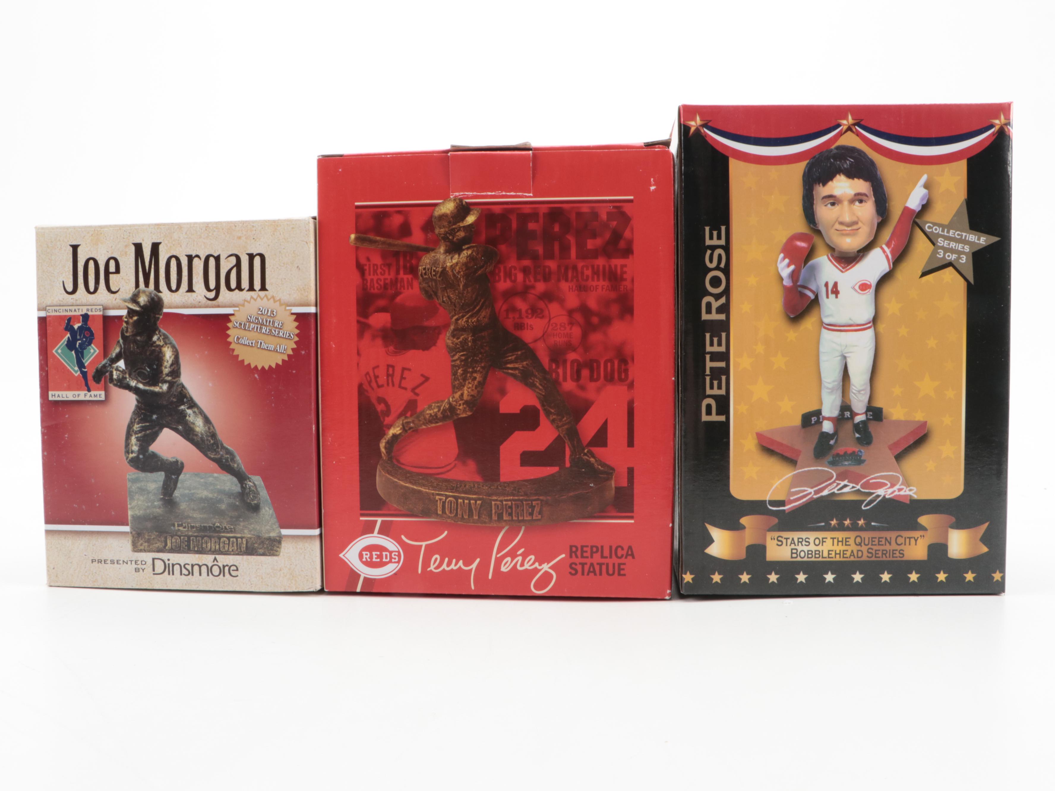 Pete Rose, Frank Robinson, Joe Morgan and More Cincinnati Reds Bobbleheads