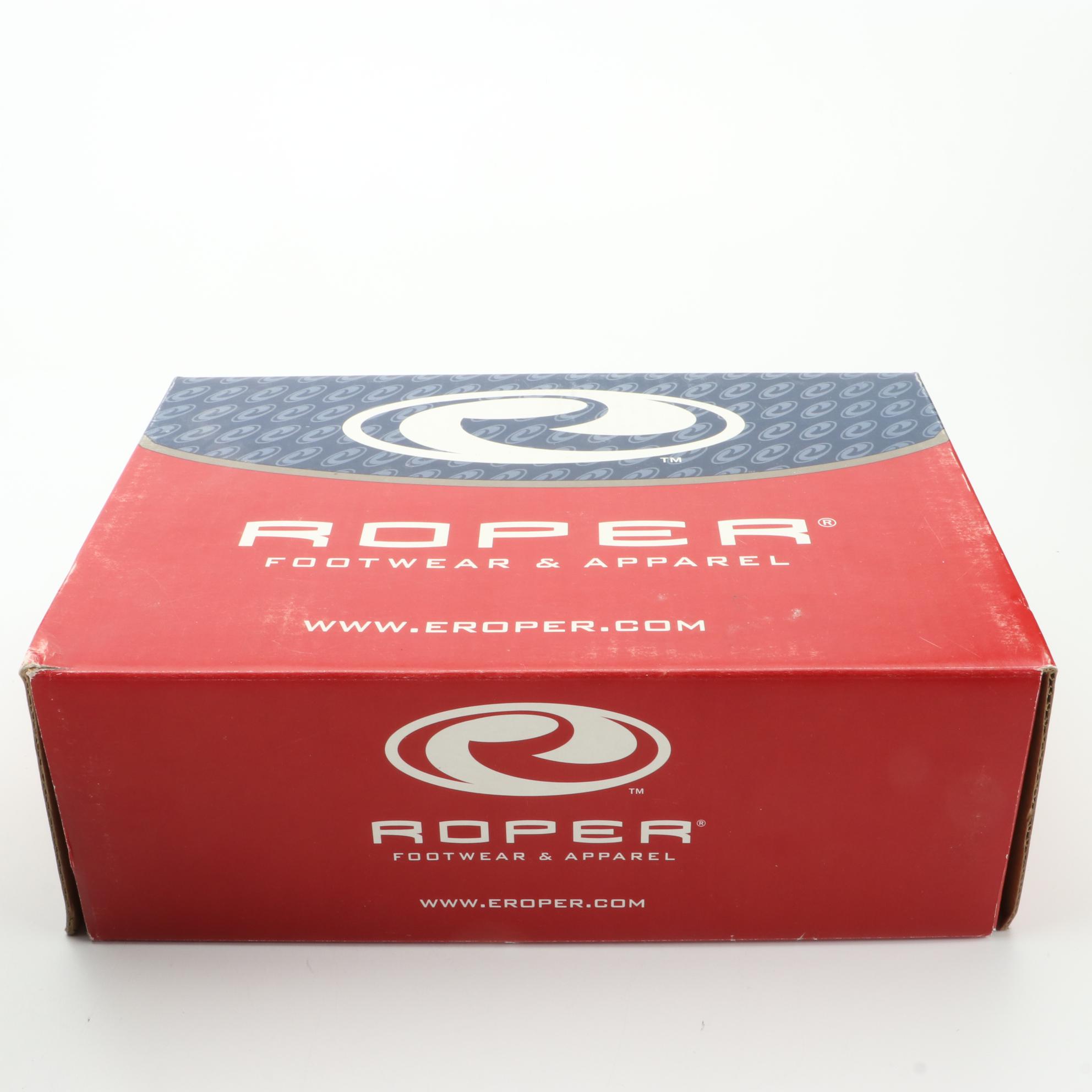 Men's Roper Leather and Ostrich Lace-Up and Slip-On Casual Shoes