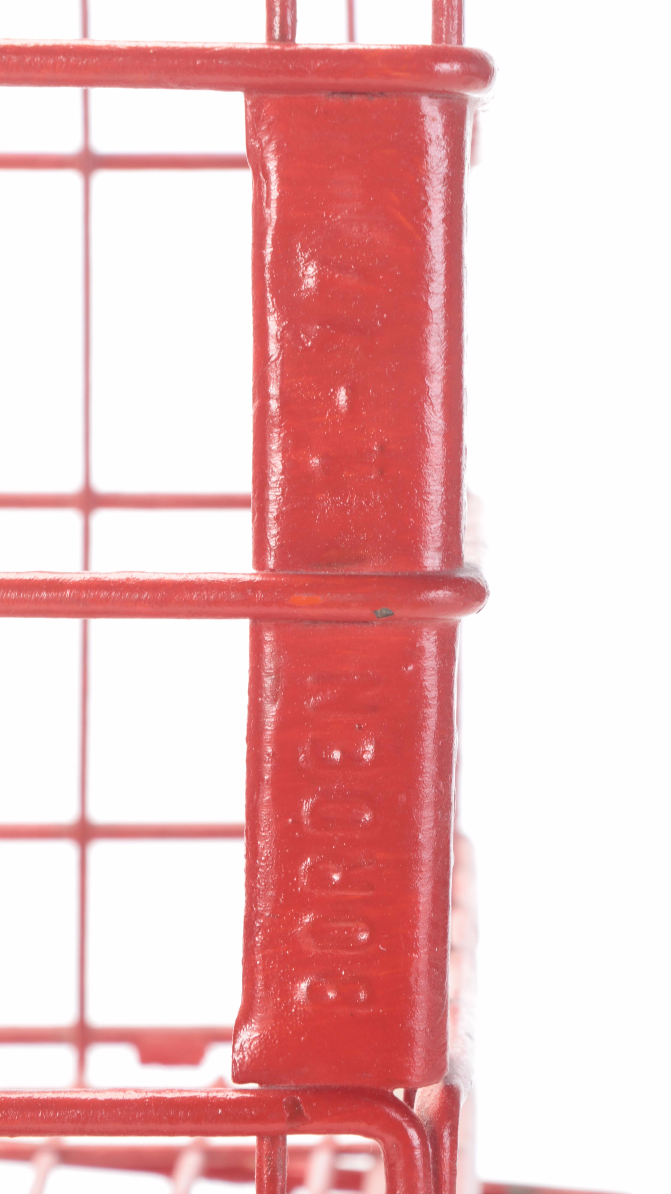 Owens-Illnois Glass Water Jug with Ball Canning Jars and Wire Crates