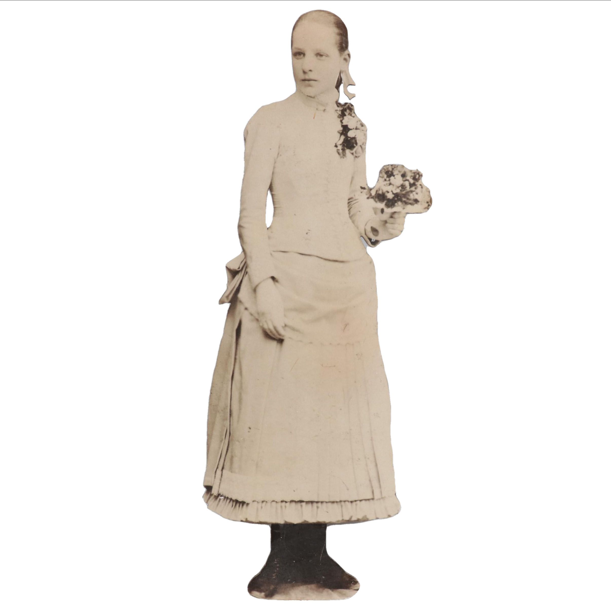 Composite Life-Size Cut Out Figure of Girl