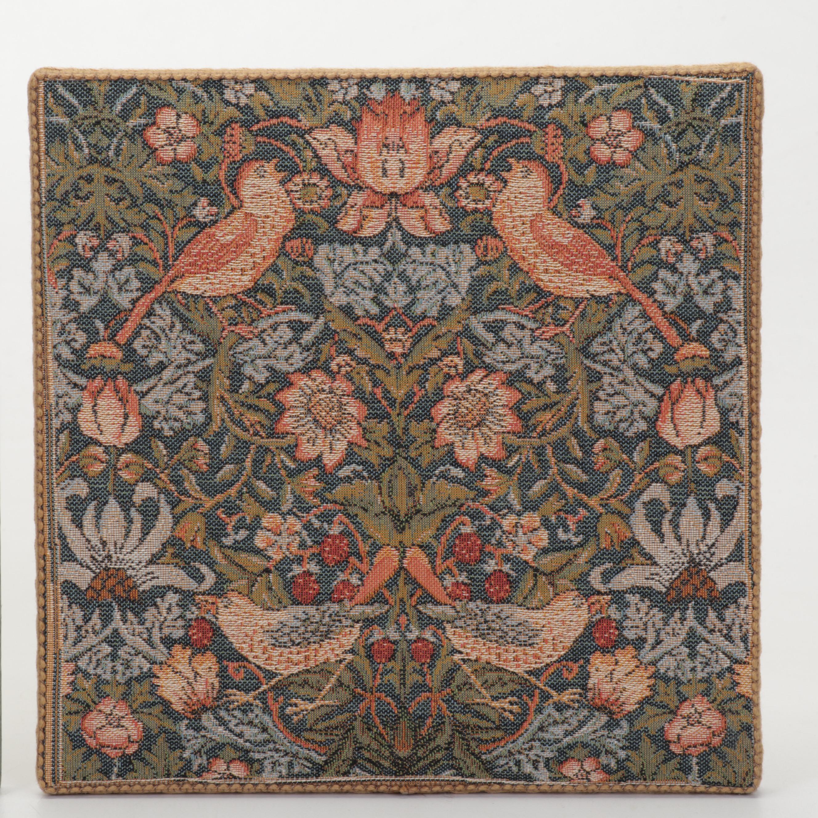 Reproduction Tapestry Panel "The Strawberry Thief" and Offset Lithograph