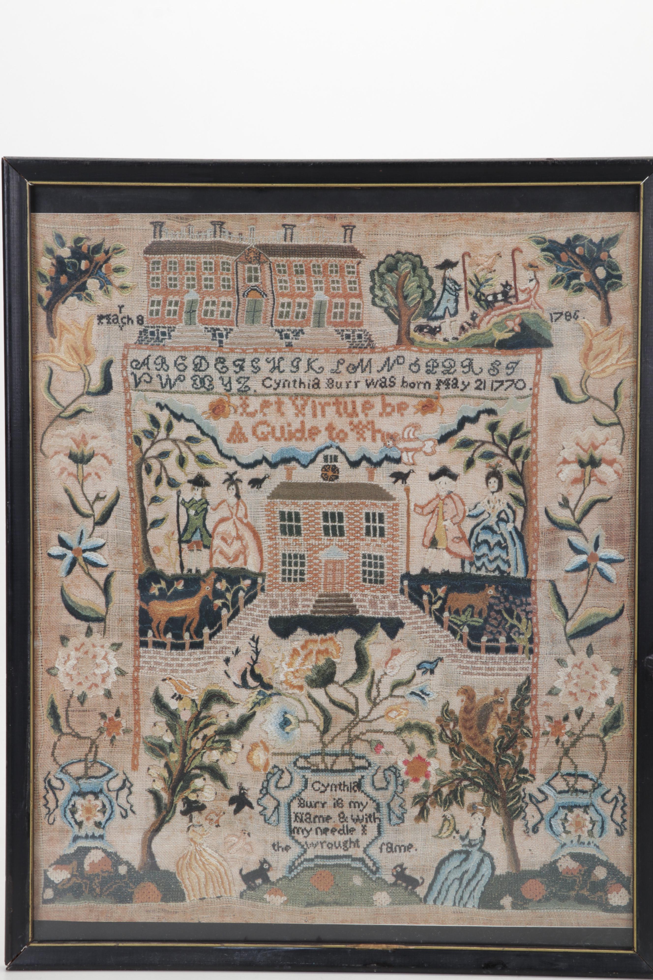 Reproduction Tapestry Panel "The Strawberry Thief" and Offset Lithograph