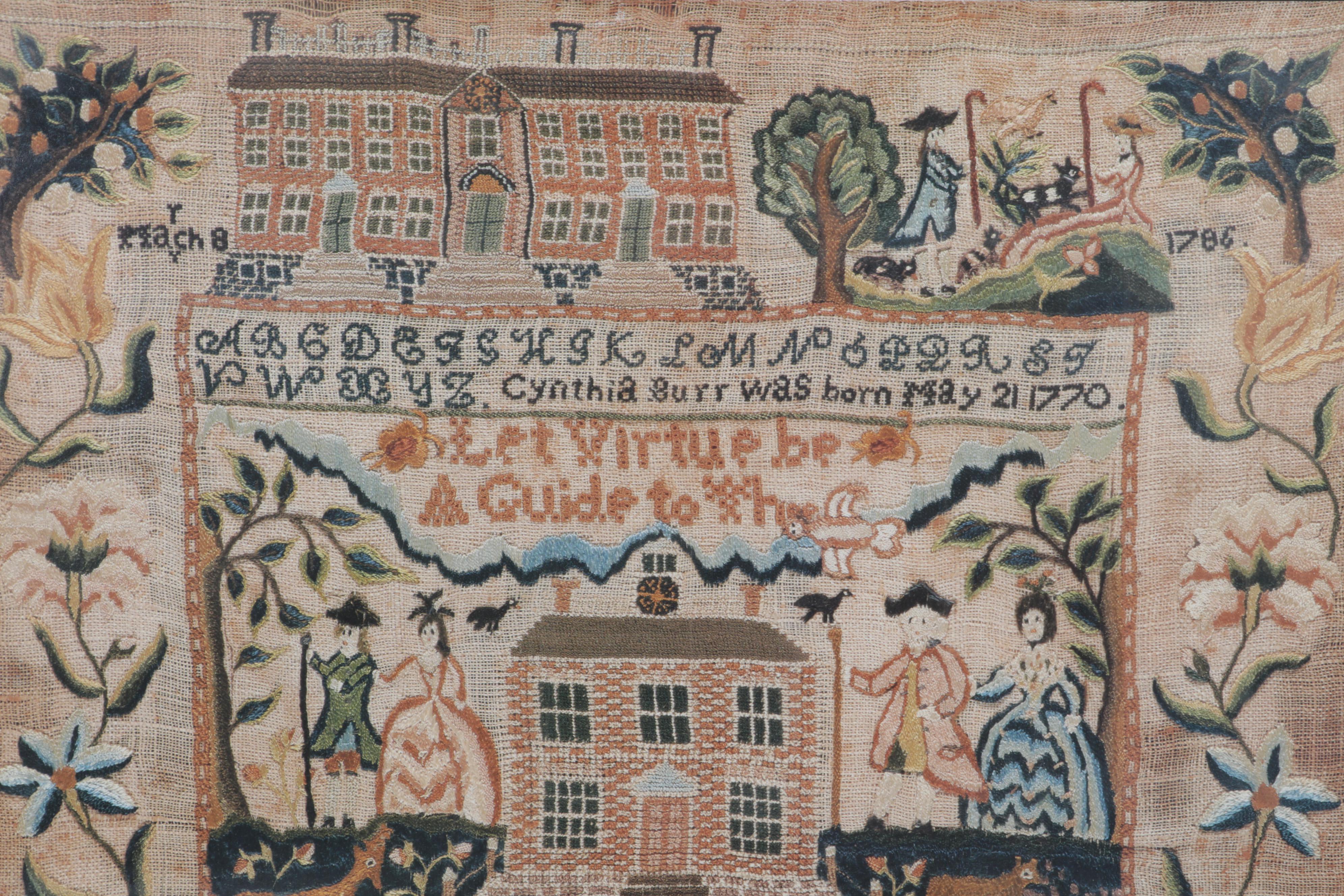 Reproduction Tapestry Panel "The Strawberry Thief" and Offset Lithograph