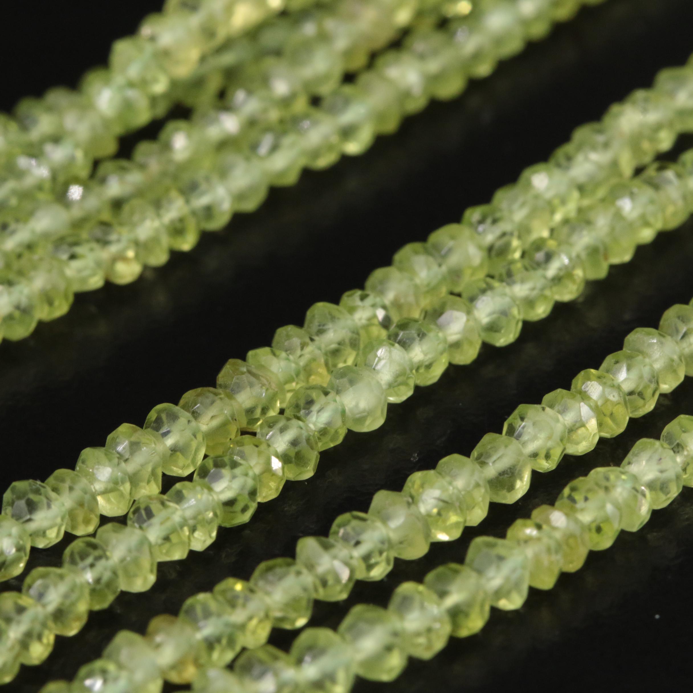 14K Peridot, Mother-of-Pearl and Pearl Multi-Strand Necklace