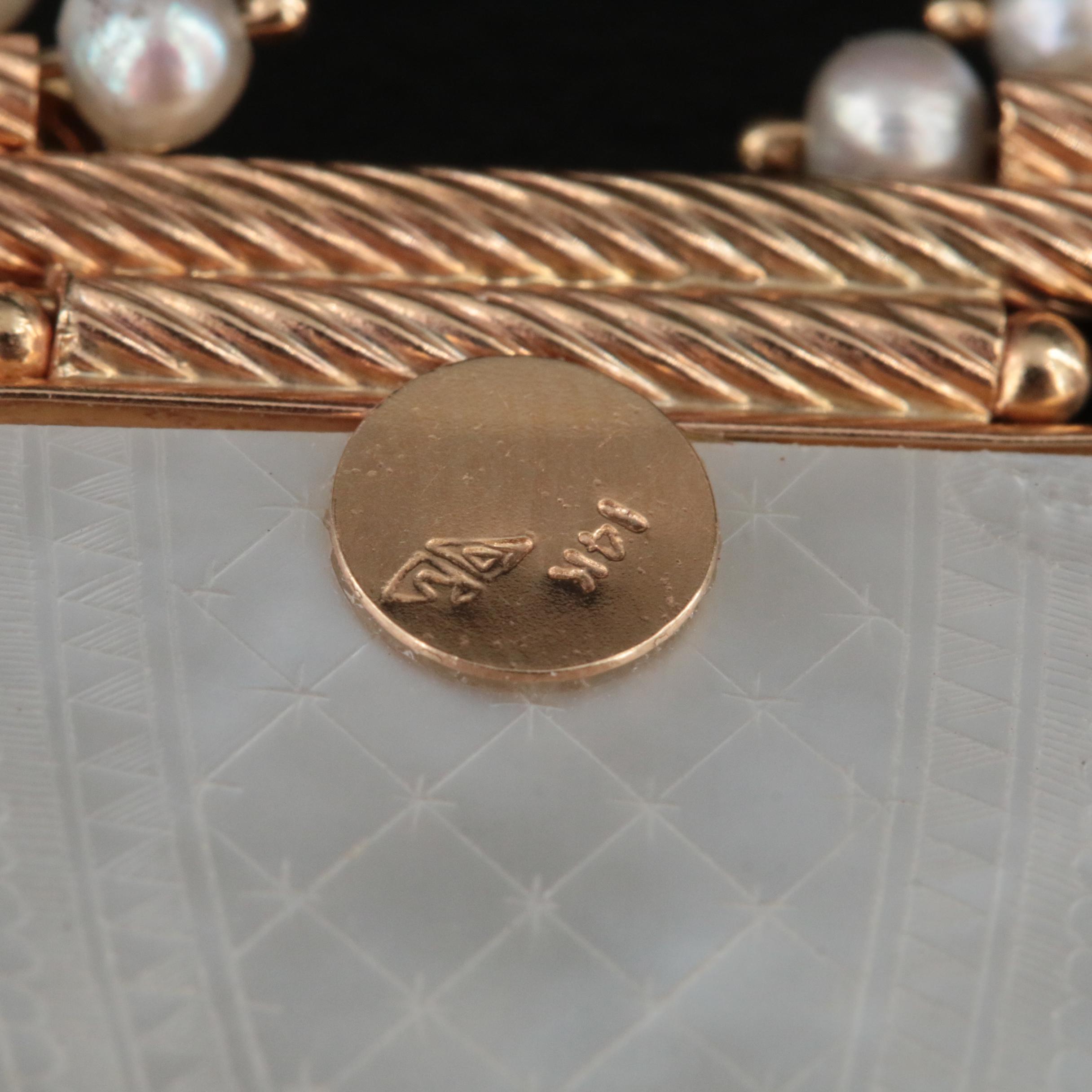 14K Peridot, Mother-of-Pearl and Pearl Multi-Strand Necklace