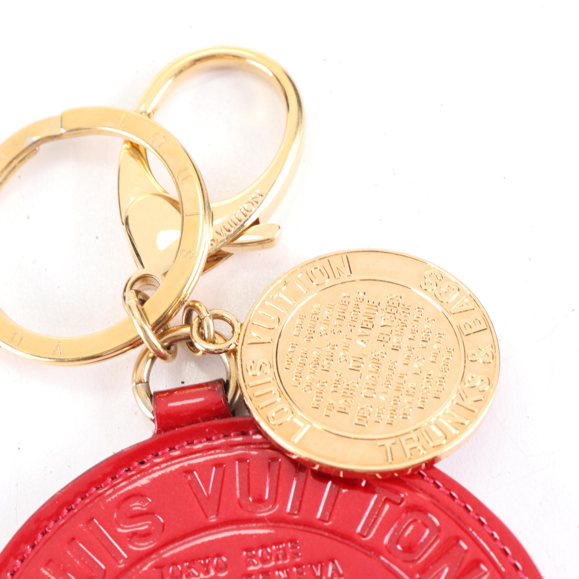 Louis Vuitton Trunks & Bags Key Chain/Bag Charm with Box