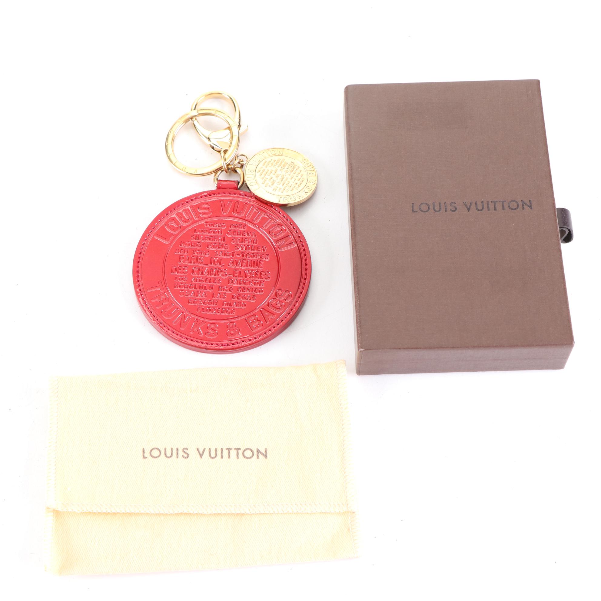 Louis Vuitton Trunks & Bags Key Chain/Bag Charm with Box