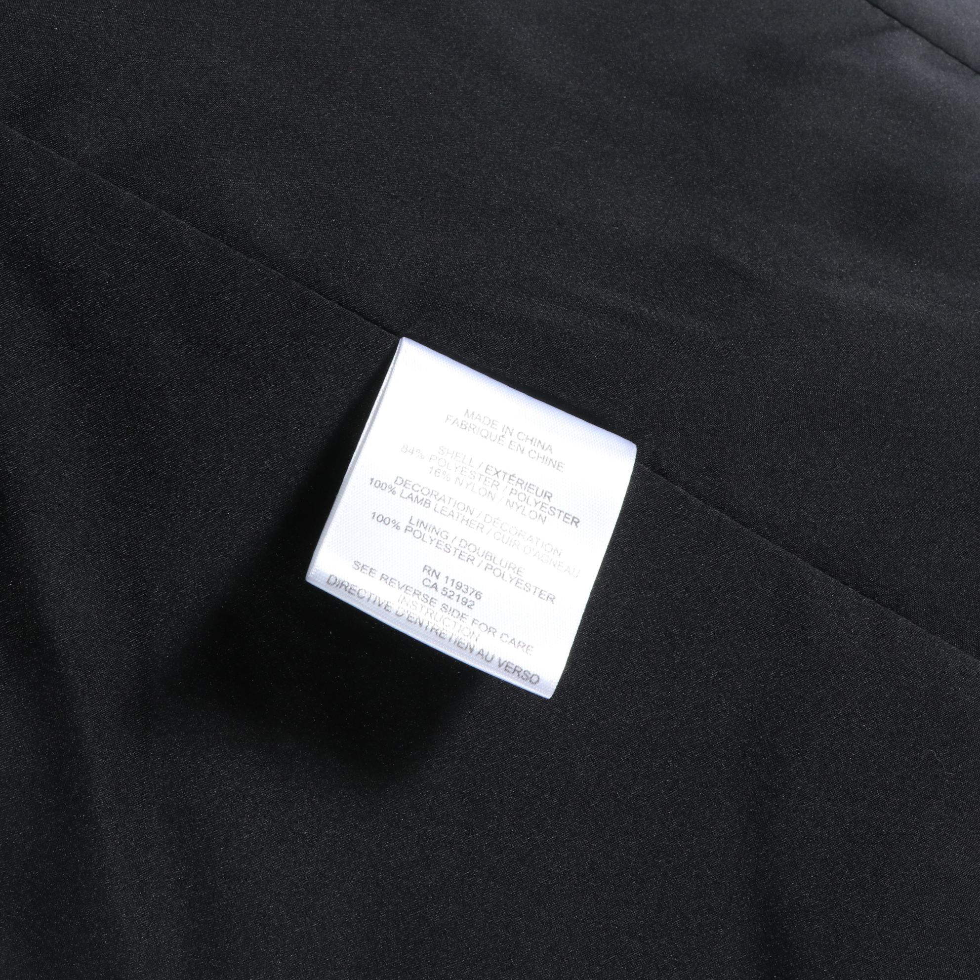 Helmut Lang for Intermix Jacket and Skirt in Lambskin Leather, New with Tags