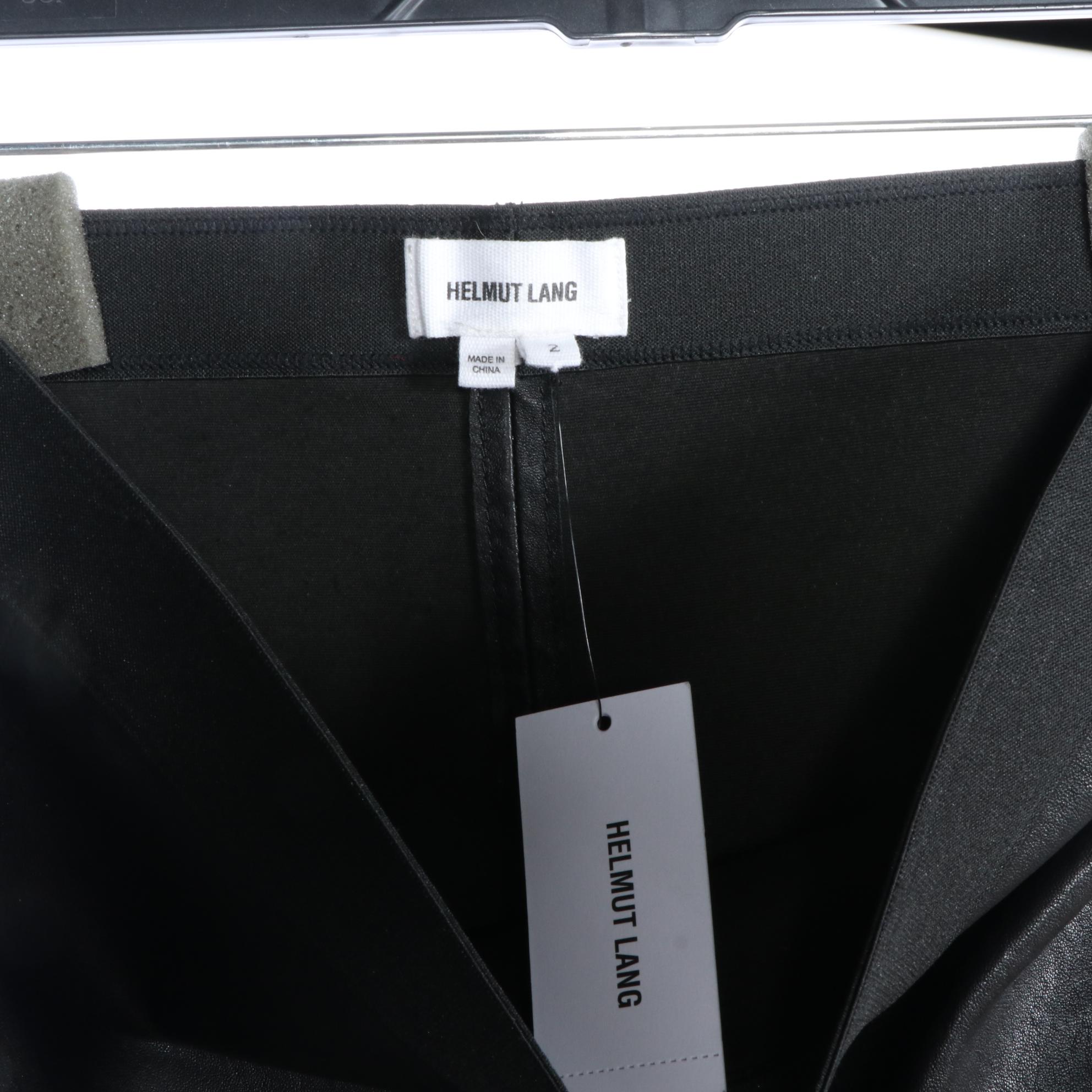 Helmut Lang for Intermix Jacket and Skirt in Lambskin Leather, New with Tags