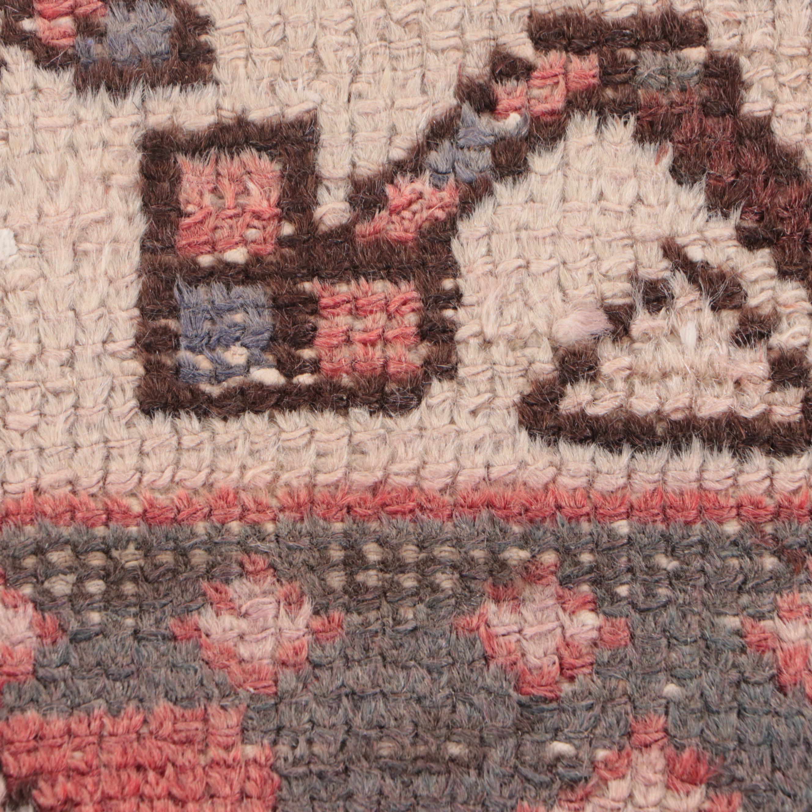 2'10 x 9'9 Hand-Knotted Persian Qashqai Carpet Runner