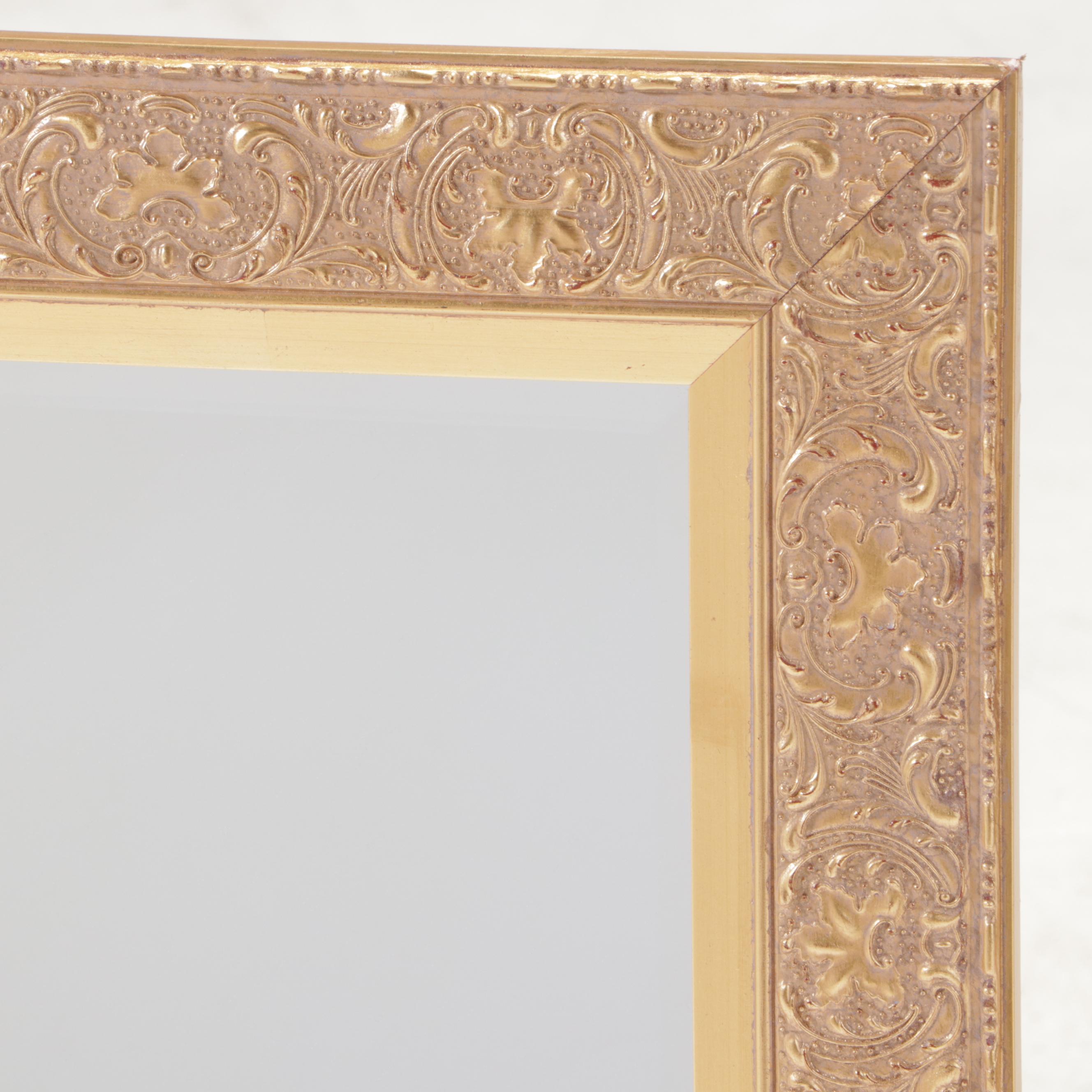 Neoclassical Style Gilt-Decorated Mirror