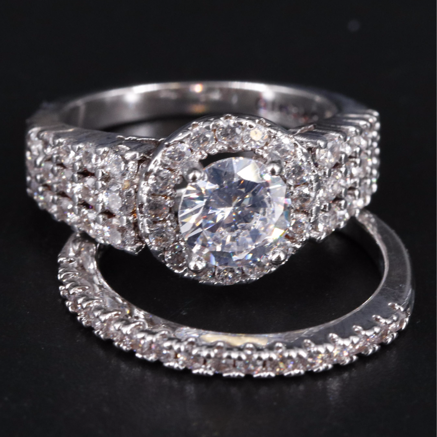 Cubic Zirconia Ring Set