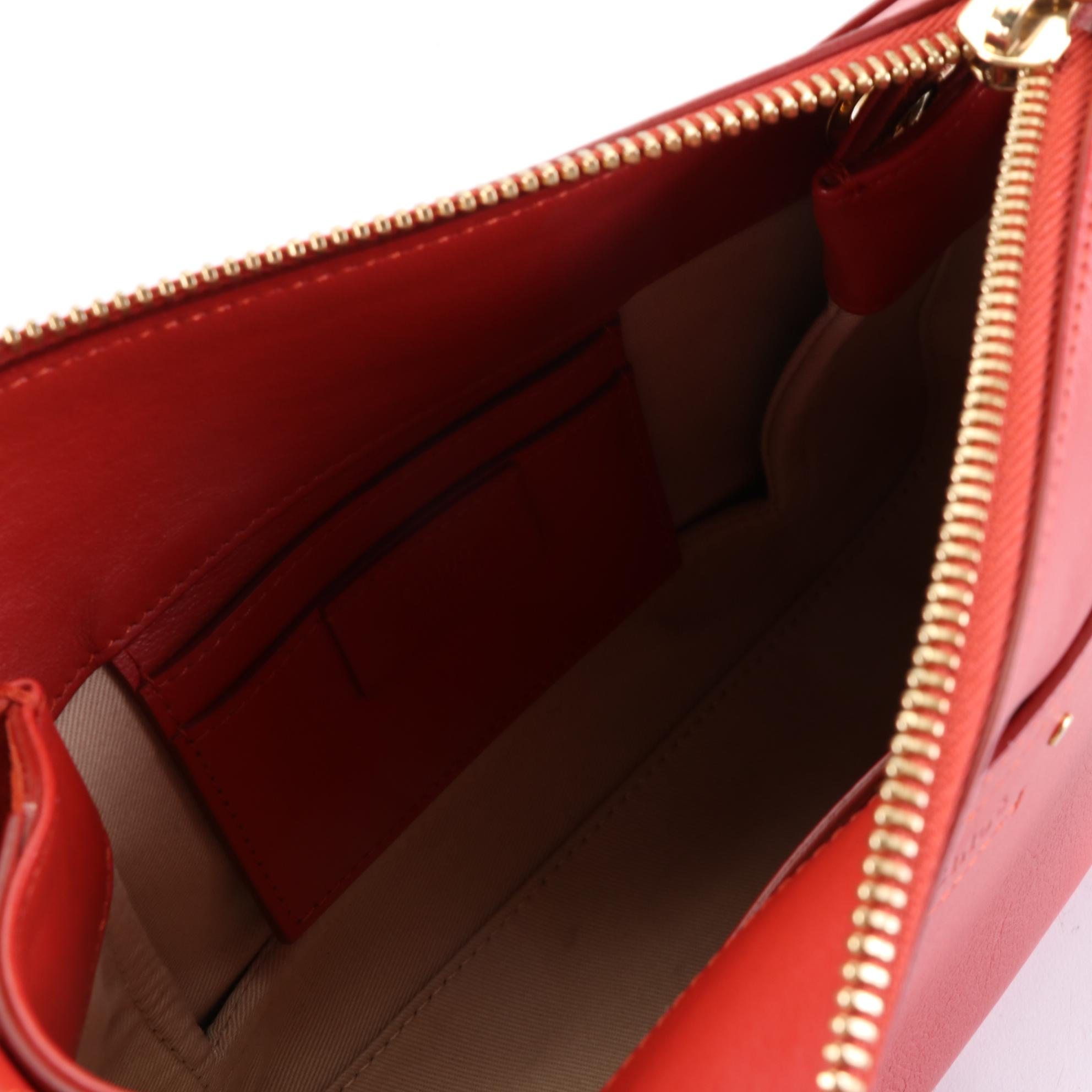 Chloe Roy Leather and Suede Shoulder Bag