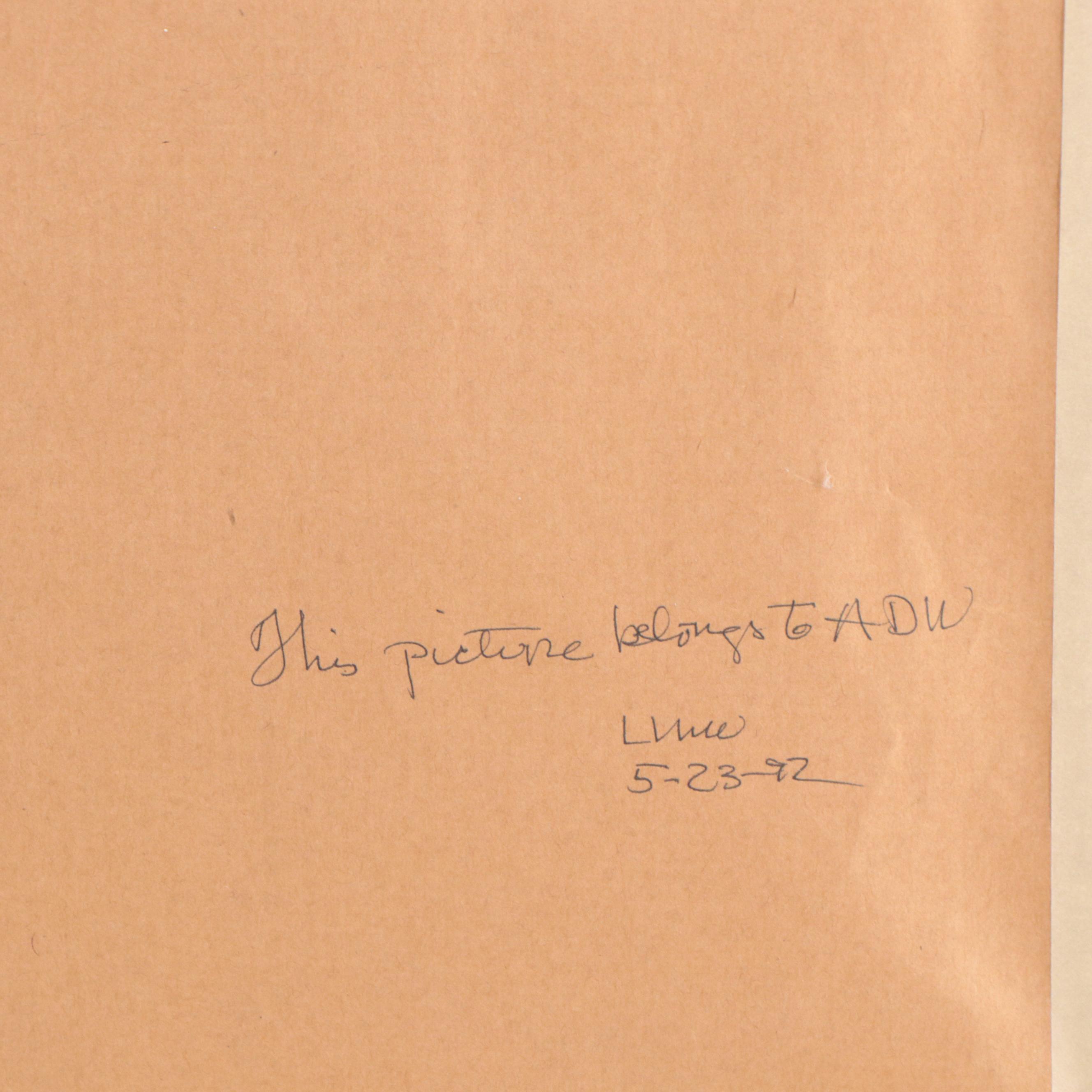 Pastel Drawing of a Bull