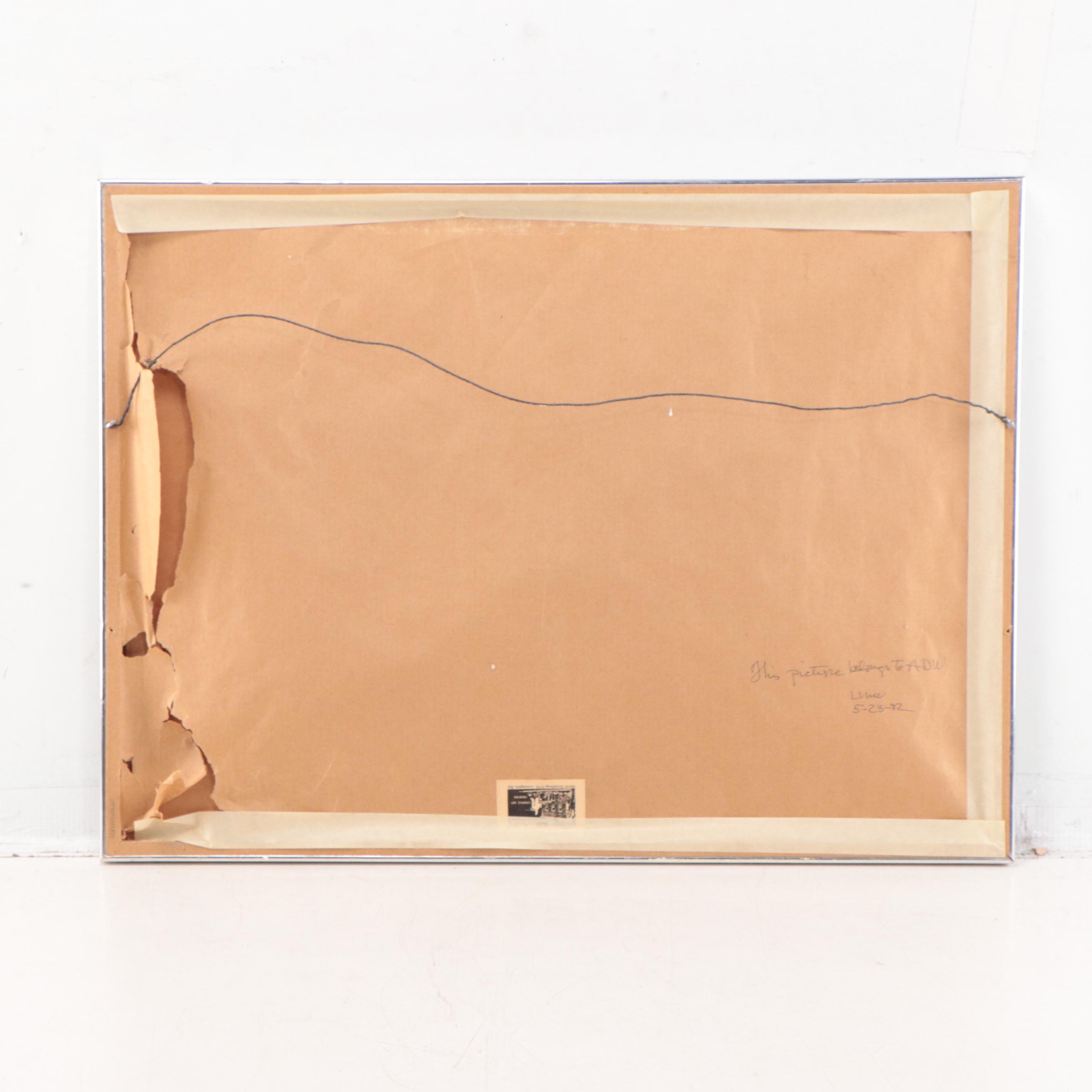 Pastel Drawing of a Bull