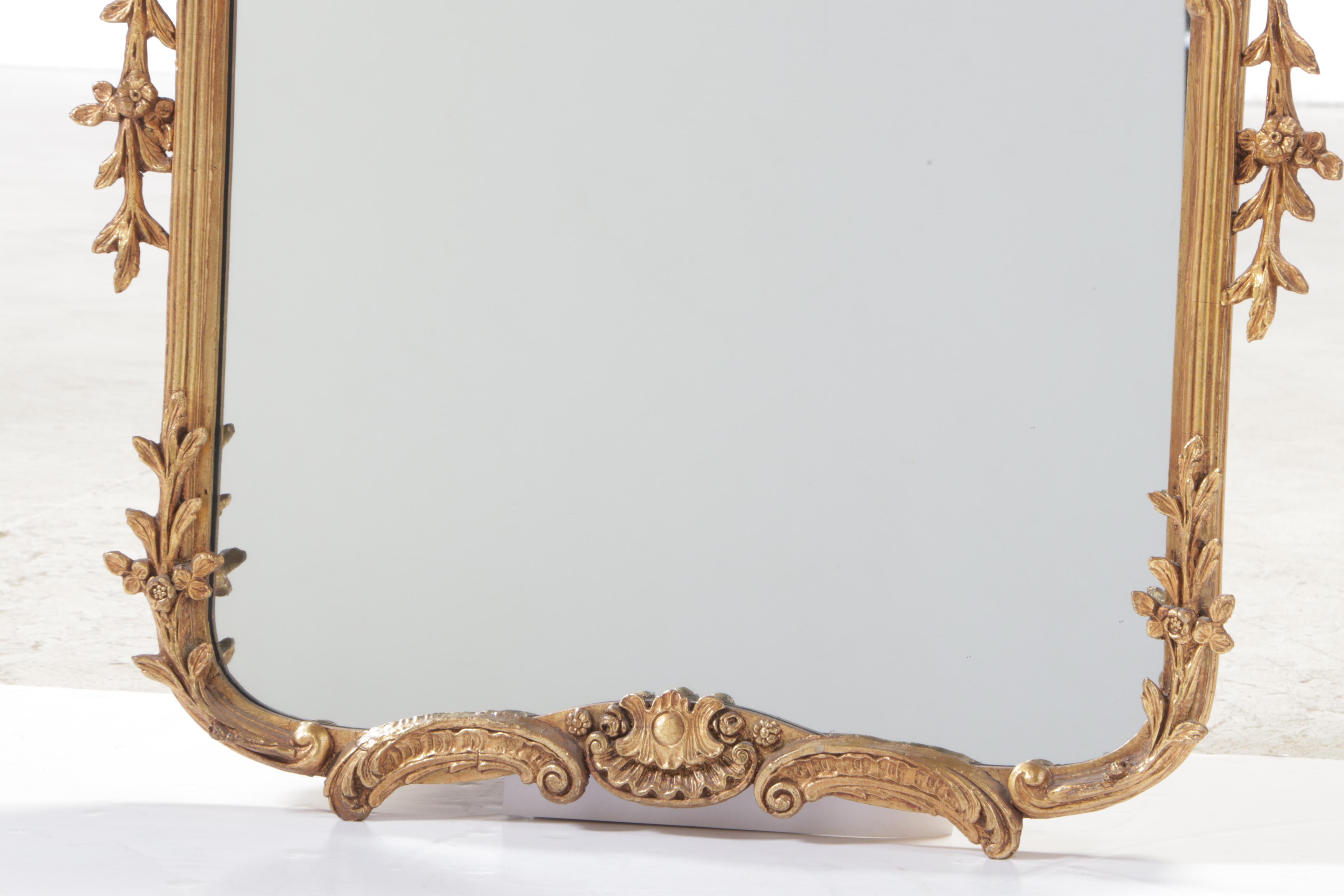 Neoclassical Style Giltwood and Composition Mirror, 20th Century